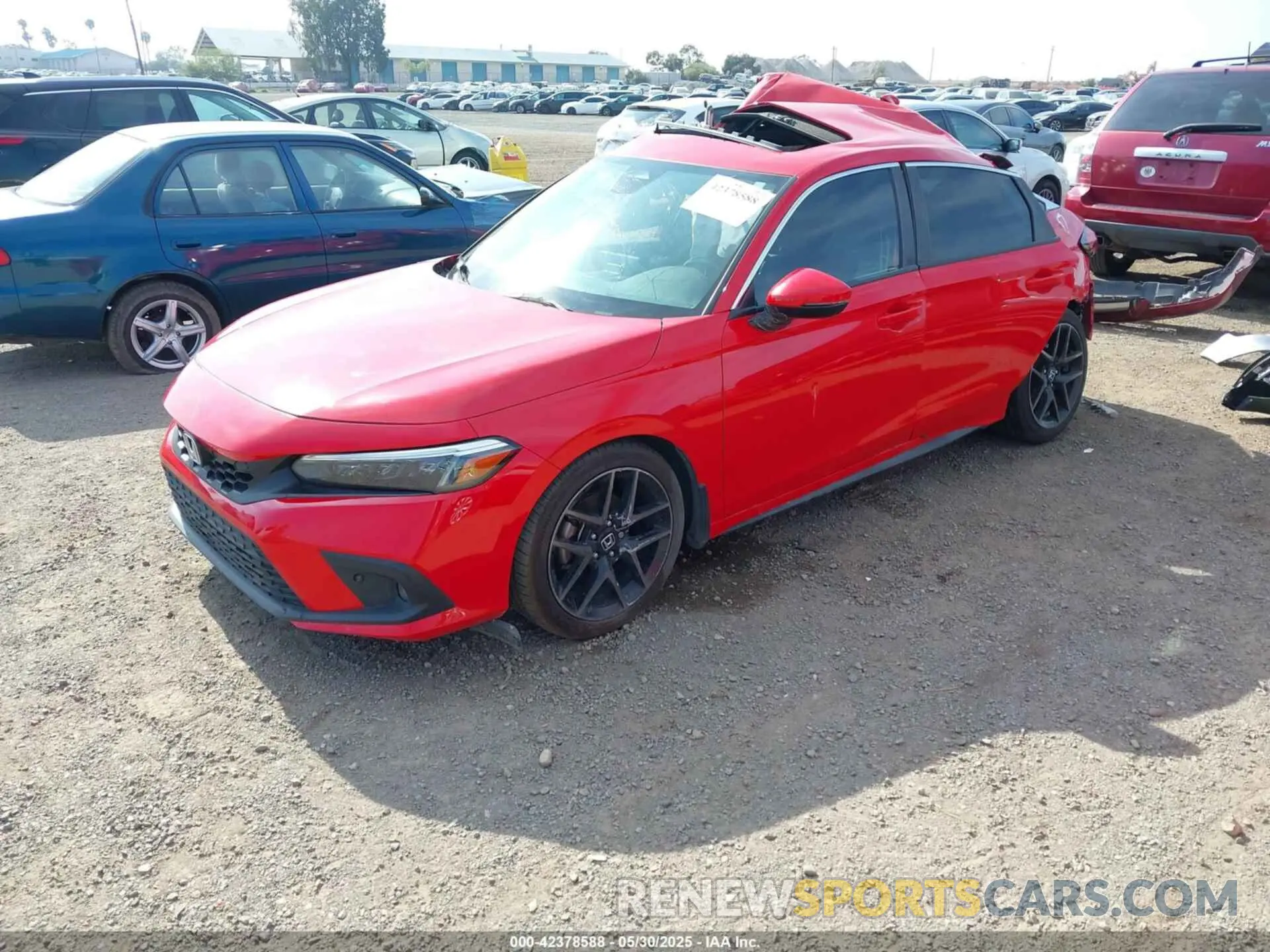 2 Фотография поврежденного автомобиля 19XFL1H88NE006922 HONDA CIVIC 2022