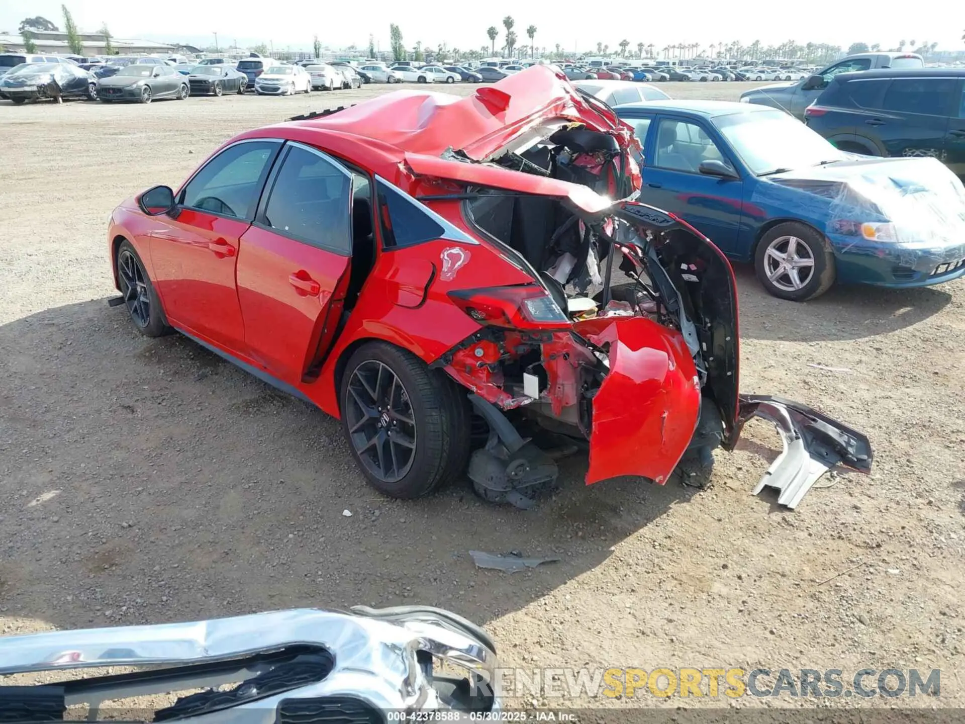 3 Фотография поврежденного автомобиля 19XFL1H88NE006922 HONDA CIVIC 2022