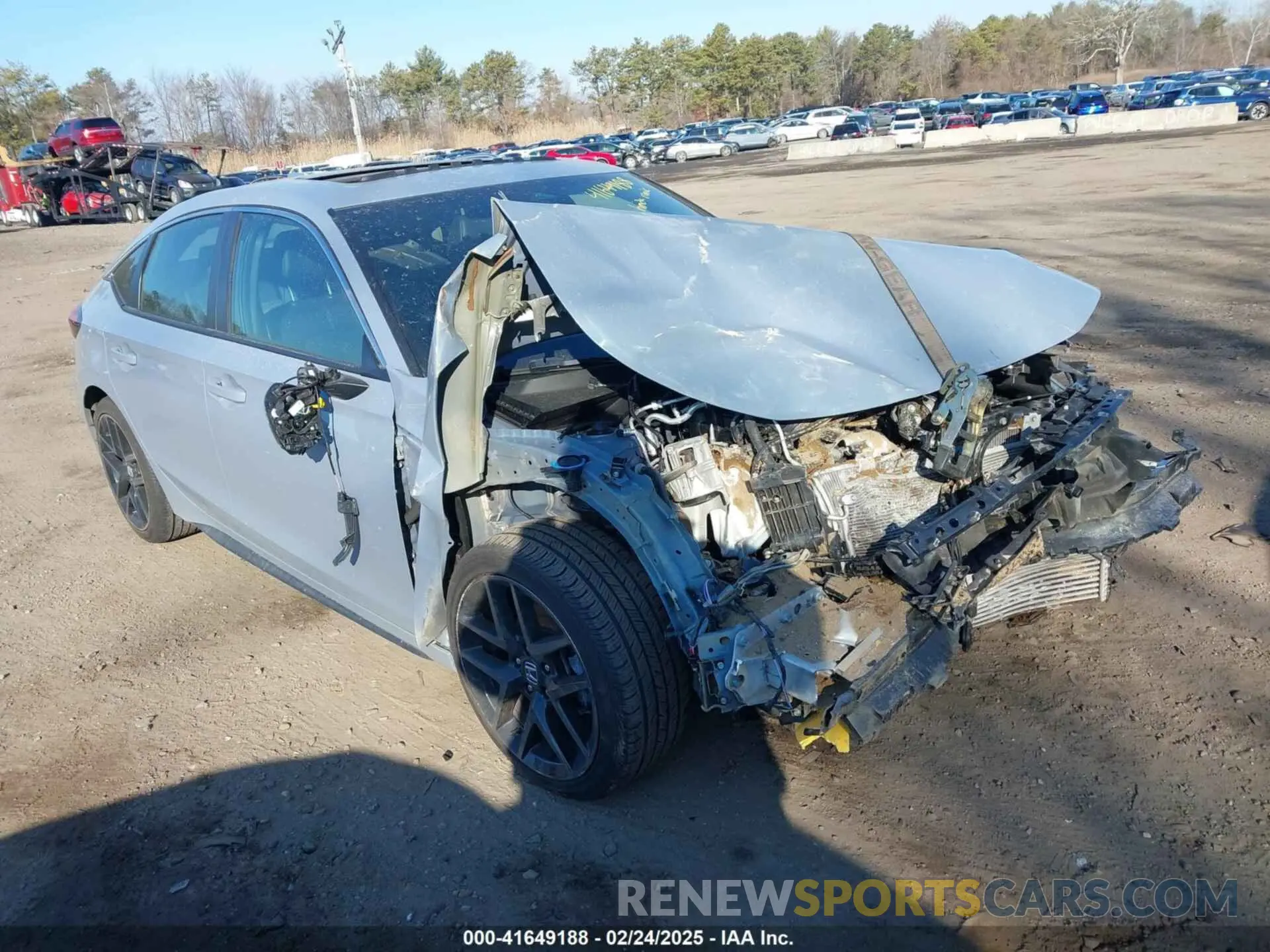 1 Photograph of a damaged car 19XFL1H89NE011319 HONDA CIVIC 2022