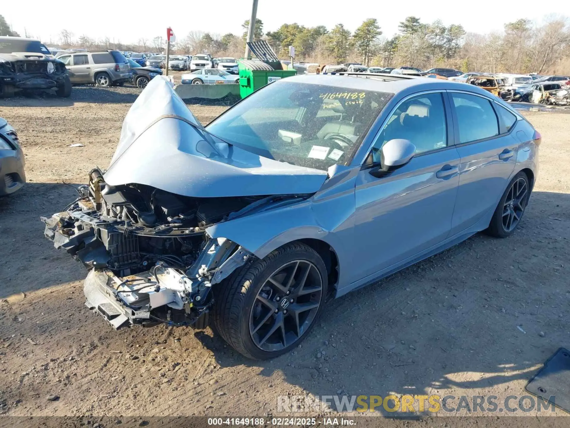 2 Photograph of a damaged car 19XFL1H89NE011319 HONDA CIVIC 2022