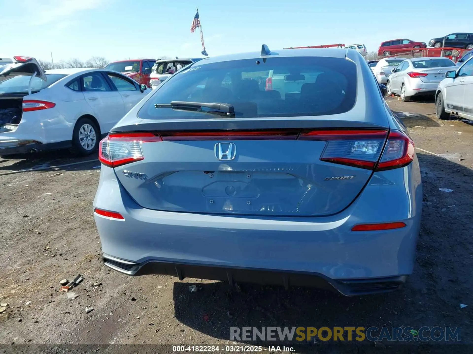 16 Фотография поврежденного автомобиля 19XFL2H80NE011442 HONDA CIVIC 2022