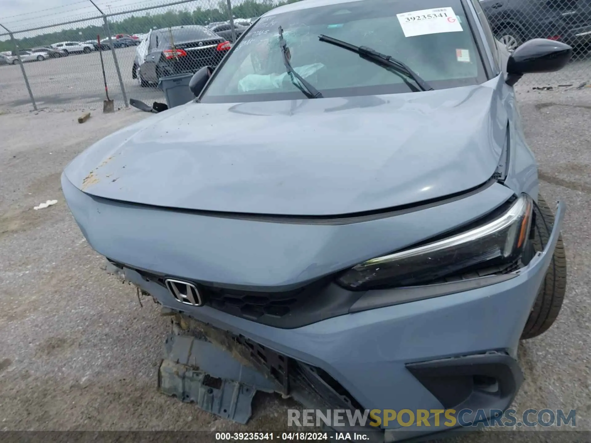 11 Фотография поврежденного автомобиля 19XFL2H84NE000055 HONDA CIVIC 2022