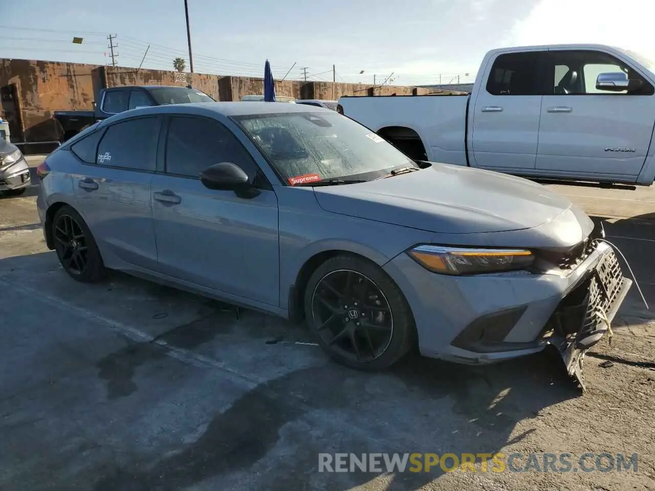 4 Фотография поврежденного автомобиля 19XFL2H84NE021309 HONDA CIVIC 2022