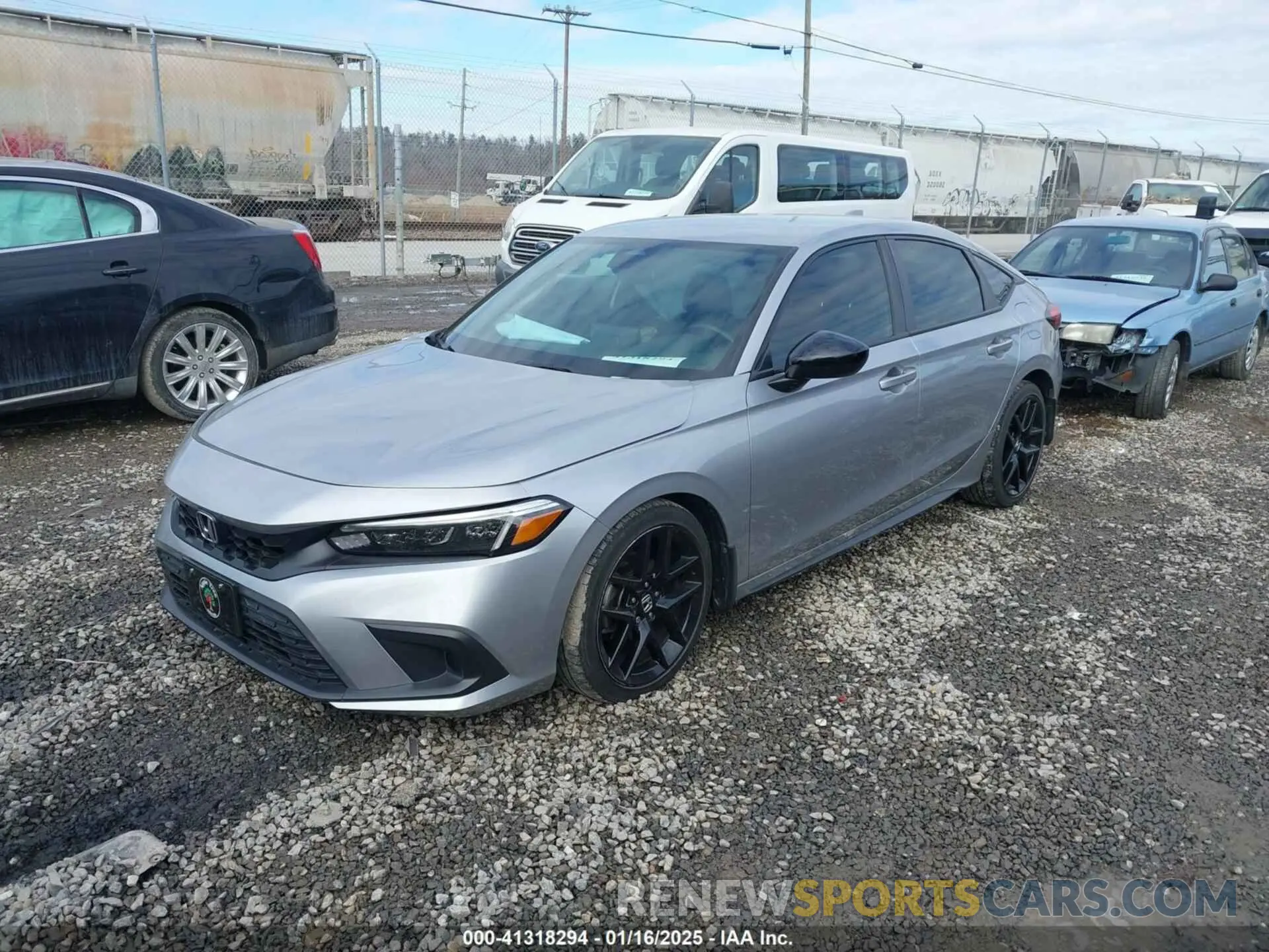 2 Photograph of a damaged car 19XFL2H87NE007727 HONDA CIVIC 2022