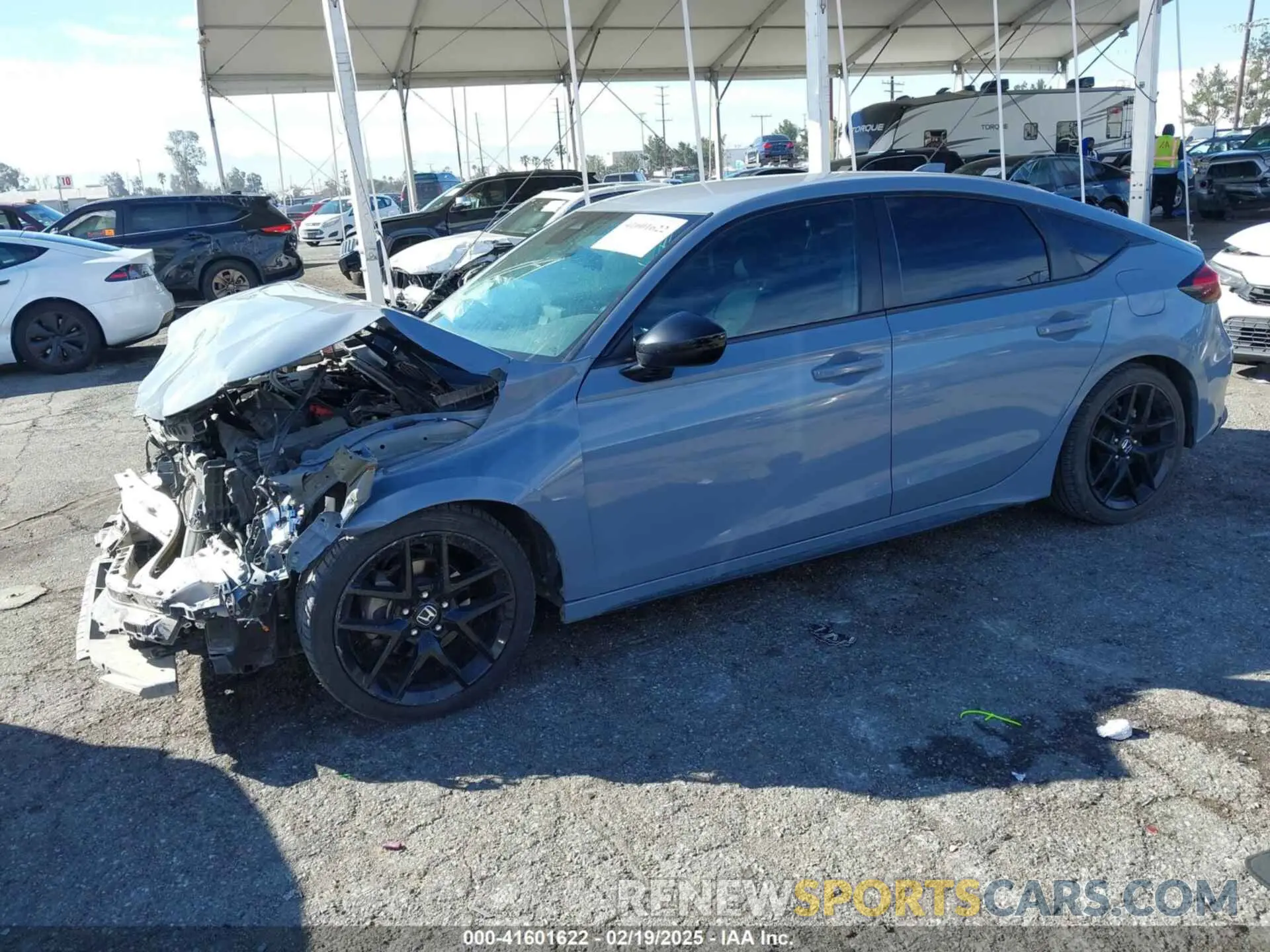 2 Photograph of a damaged car 19XFL2H87NE008375 HONDA CIVIC 2022