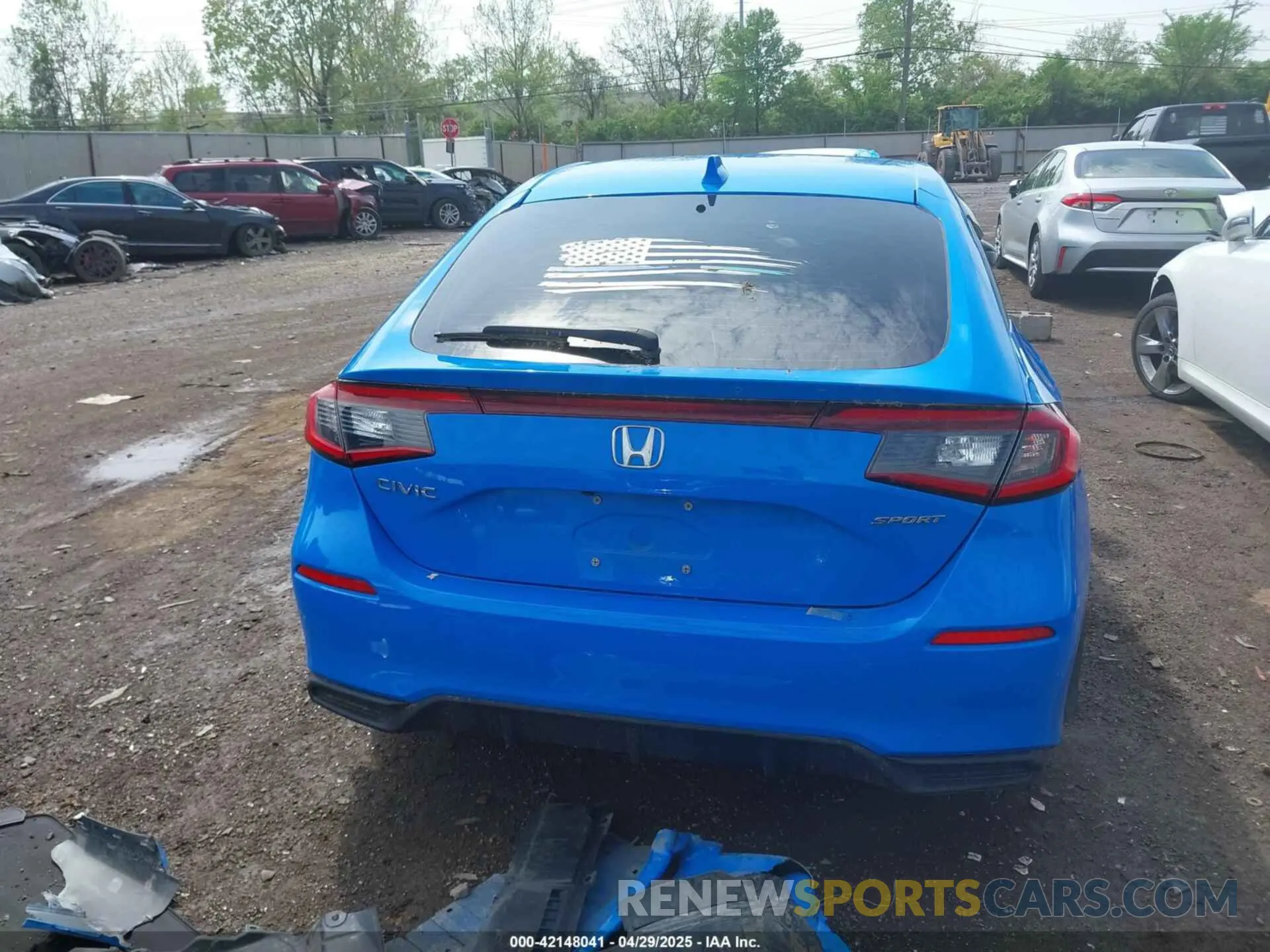 17 Фотография поврежденного автомобиля 19XFL2H87NE009767 HONDA CIVIC 2022