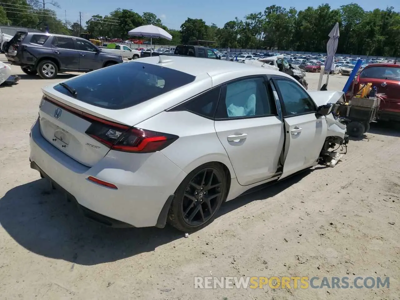 3 Фотография поврежденного автомобиля 19XFL2H88NE005467 HONDA CIVIC 2022