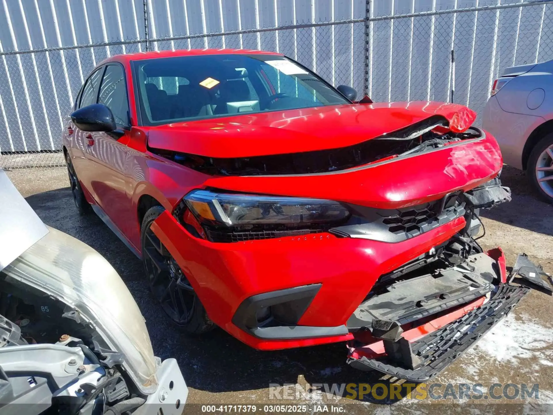 1 Photograph of a damaged car 19XFL2H8XNE015854 HONDA CIVIC 2022