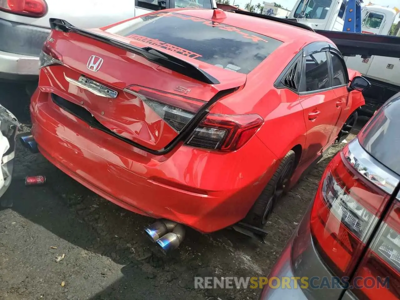 3 Photograph of a damaged car 2HGFE1E57NH471282 HONDA CIVIC 2022