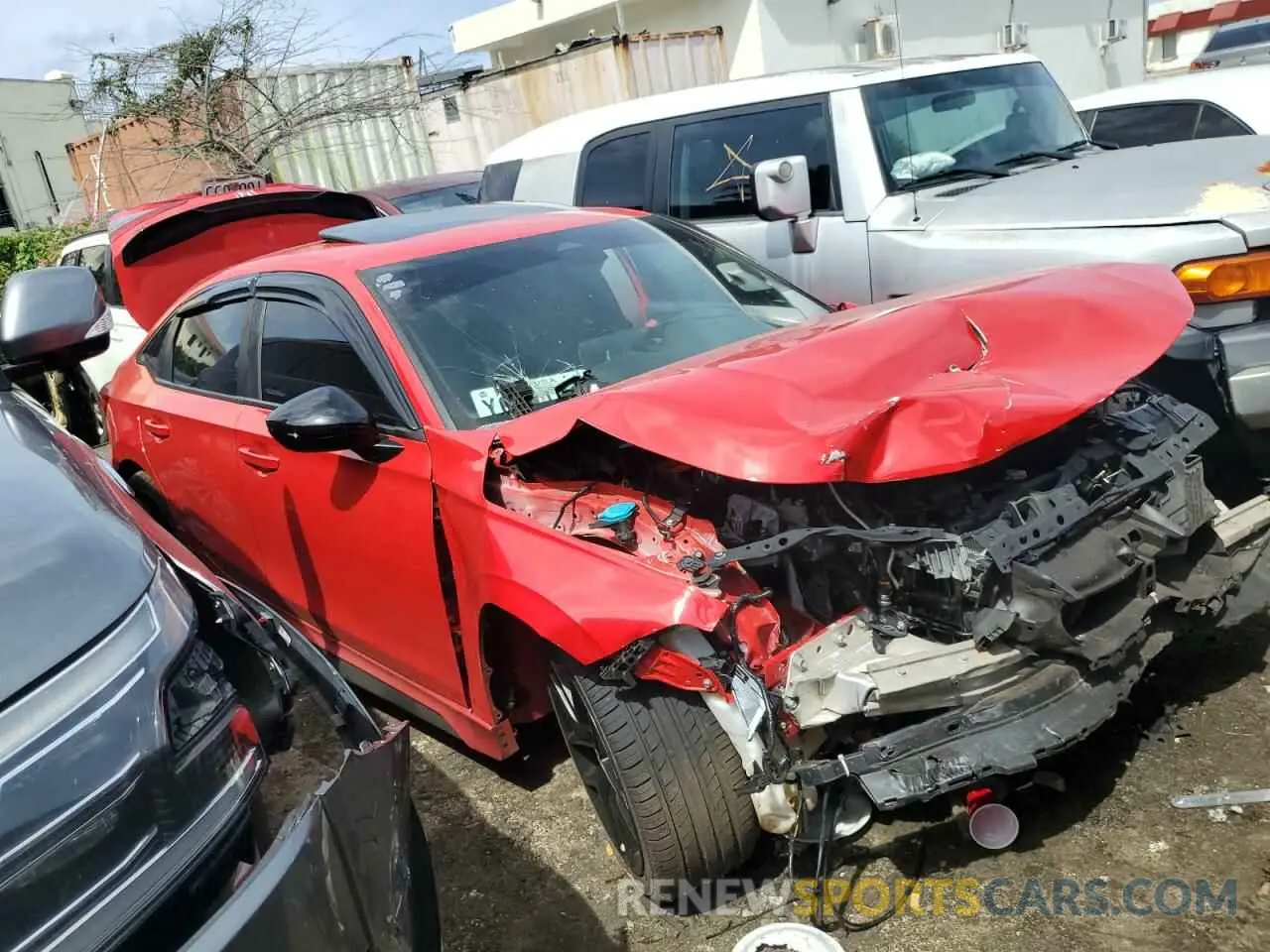 4 Photograph of a damaged car 2HGFE1E57NH471282 HONDA CIVIC 2022