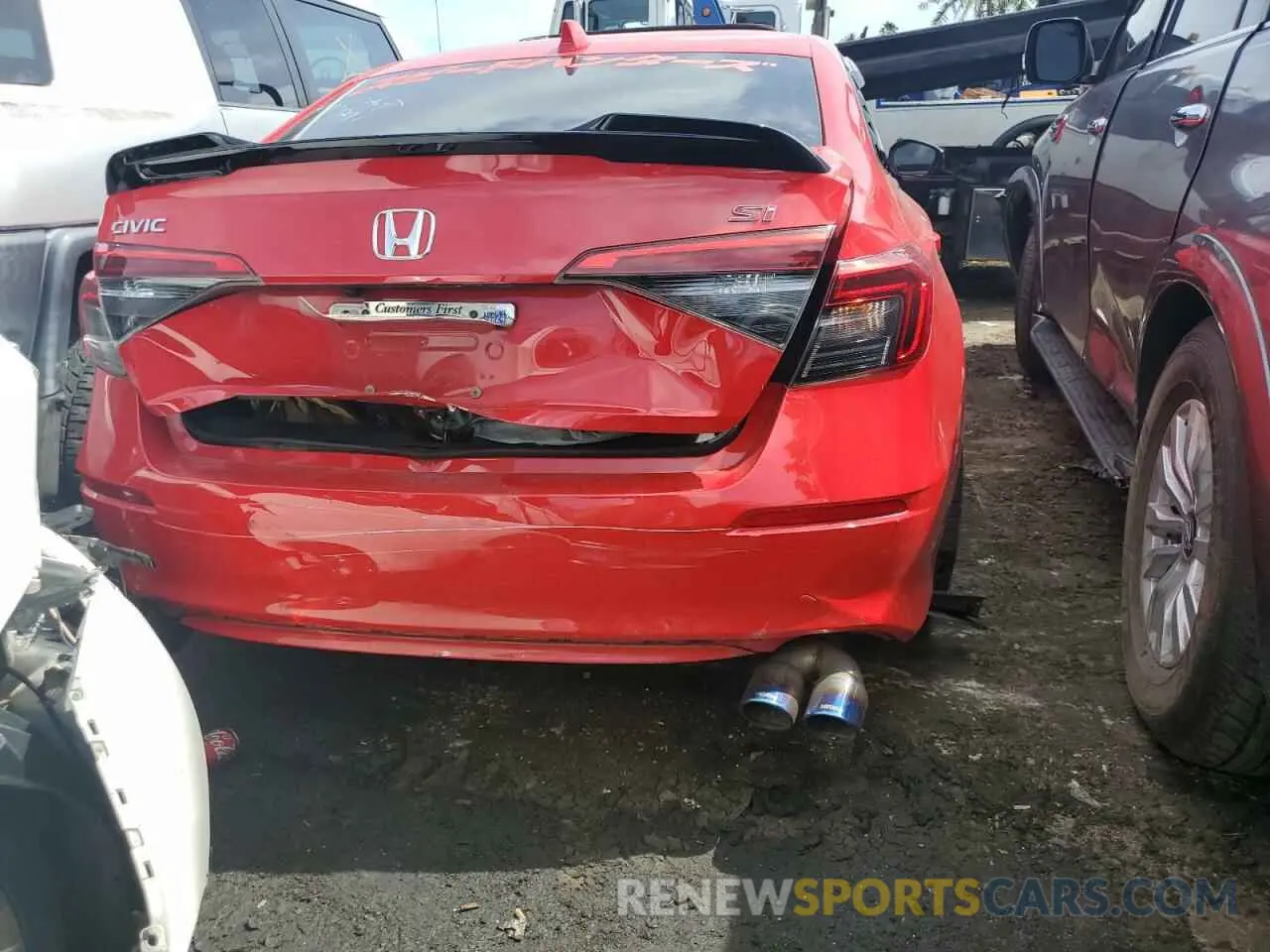 6 Photograph of a damaged car 2HGFE1E57NH471282 HONDA CIVIC 2022