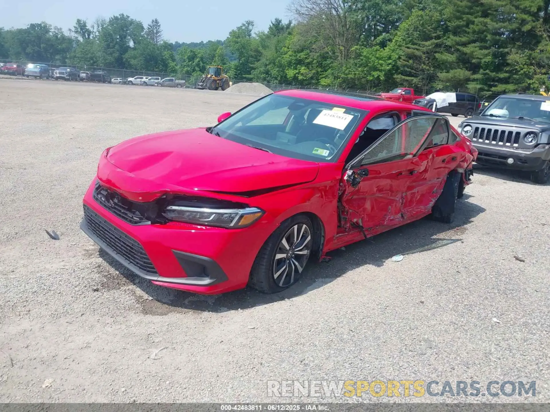 2 Photograph of a damaged car 2HGFE1F70NH311745 HONDA CIVIC 2022