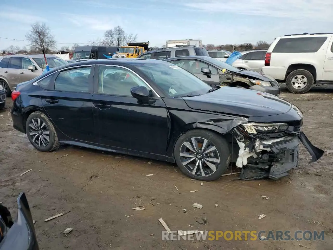 4 Photograph of a damaged car 2HGFE1F70NH321160 HONDA CIVIC 2022