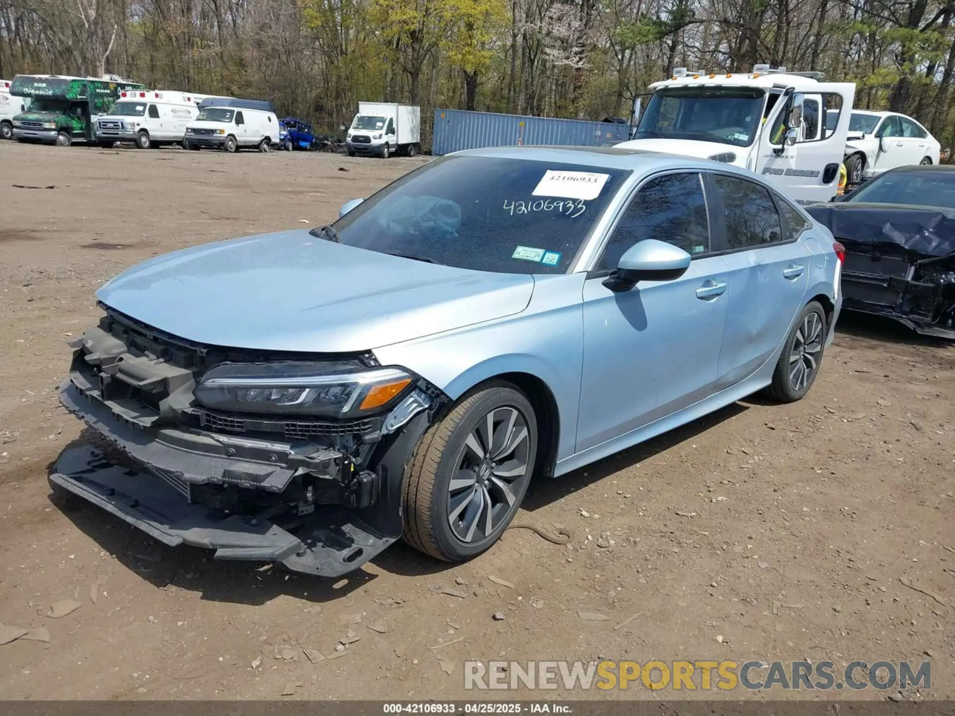 2 Photograph of a damaged car 2HGFE1F72NH318356 HONDA CIVIC 2022