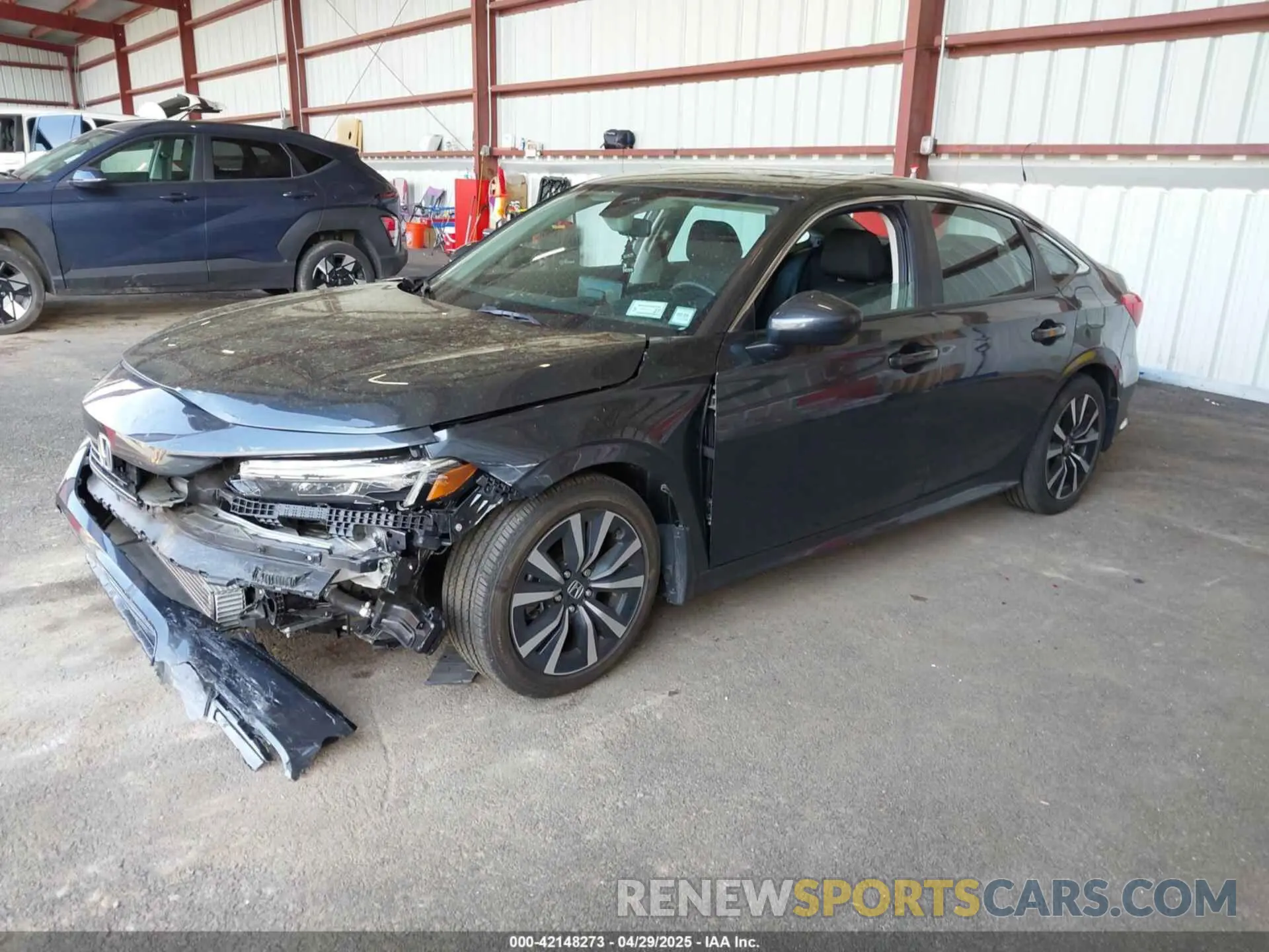 2 Photograph of a damaged car 2HGFE1F73NH318592 HONDA CIVIC 2022