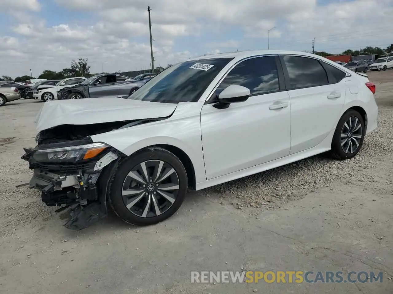 1 Photograph of a damaged car 2HGFE1F73NH324599 HONDA CIVIC 2022