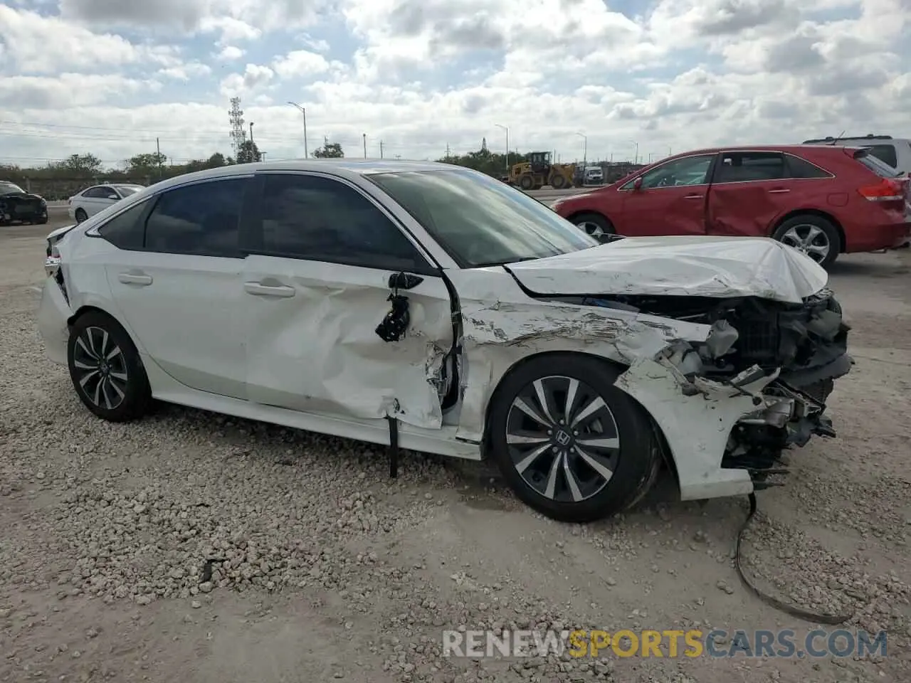 4 Photograph of a damaged car 2HGFE1F73NH324599 HONDA CIVIC 2022