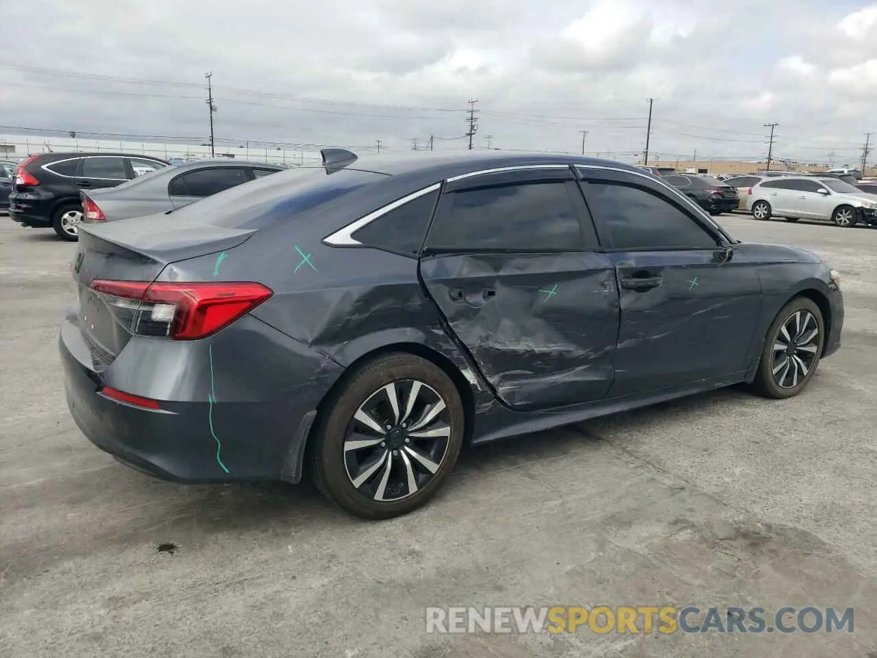 3 Фотография поврежденного автомобиля 2HGFE1F73NH328085 HONDA CIVIC 2022