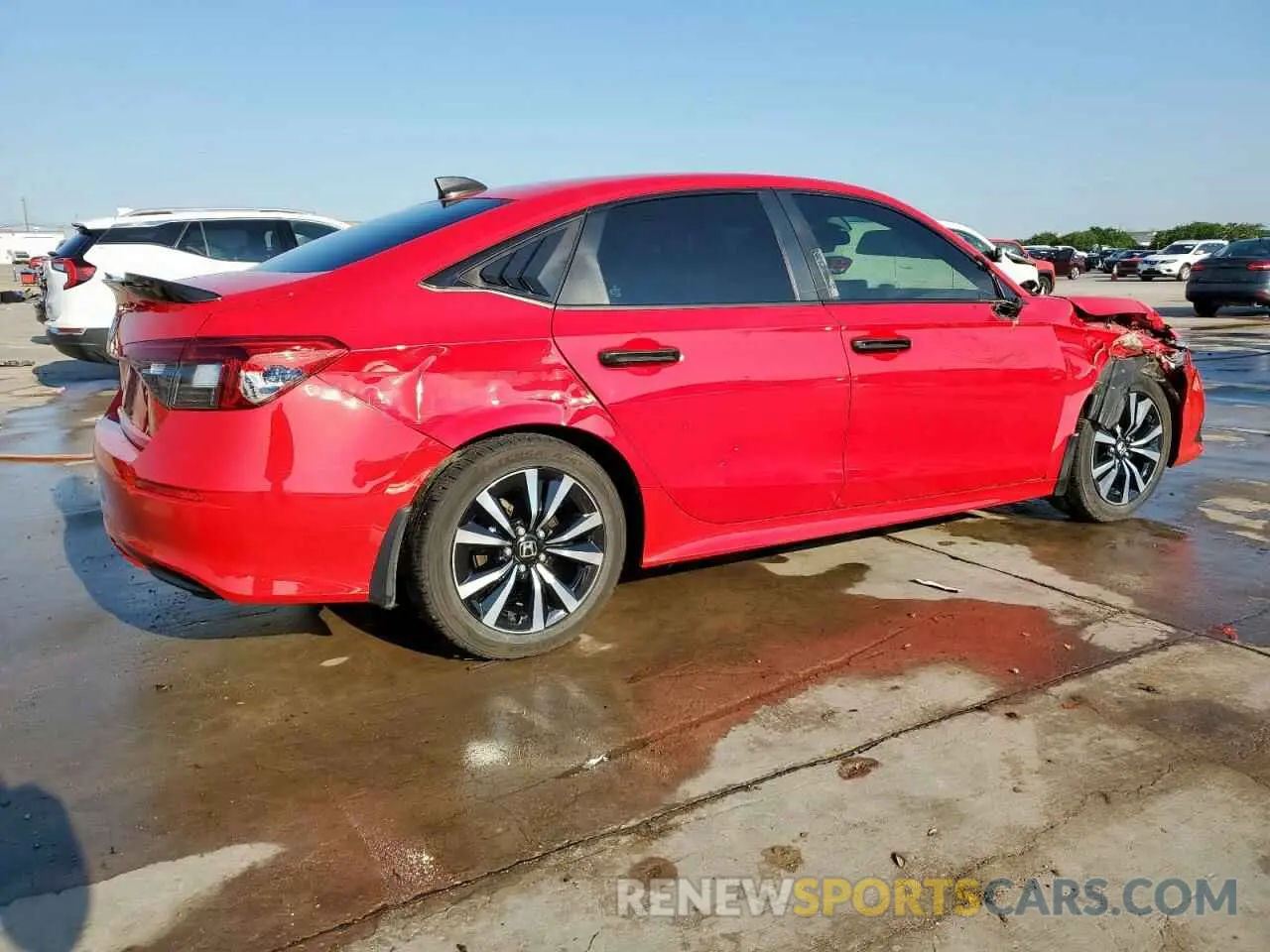 3 Photograph of a damaged car 2HGFE1F75NH303883 HONDA CIVIC 2022
