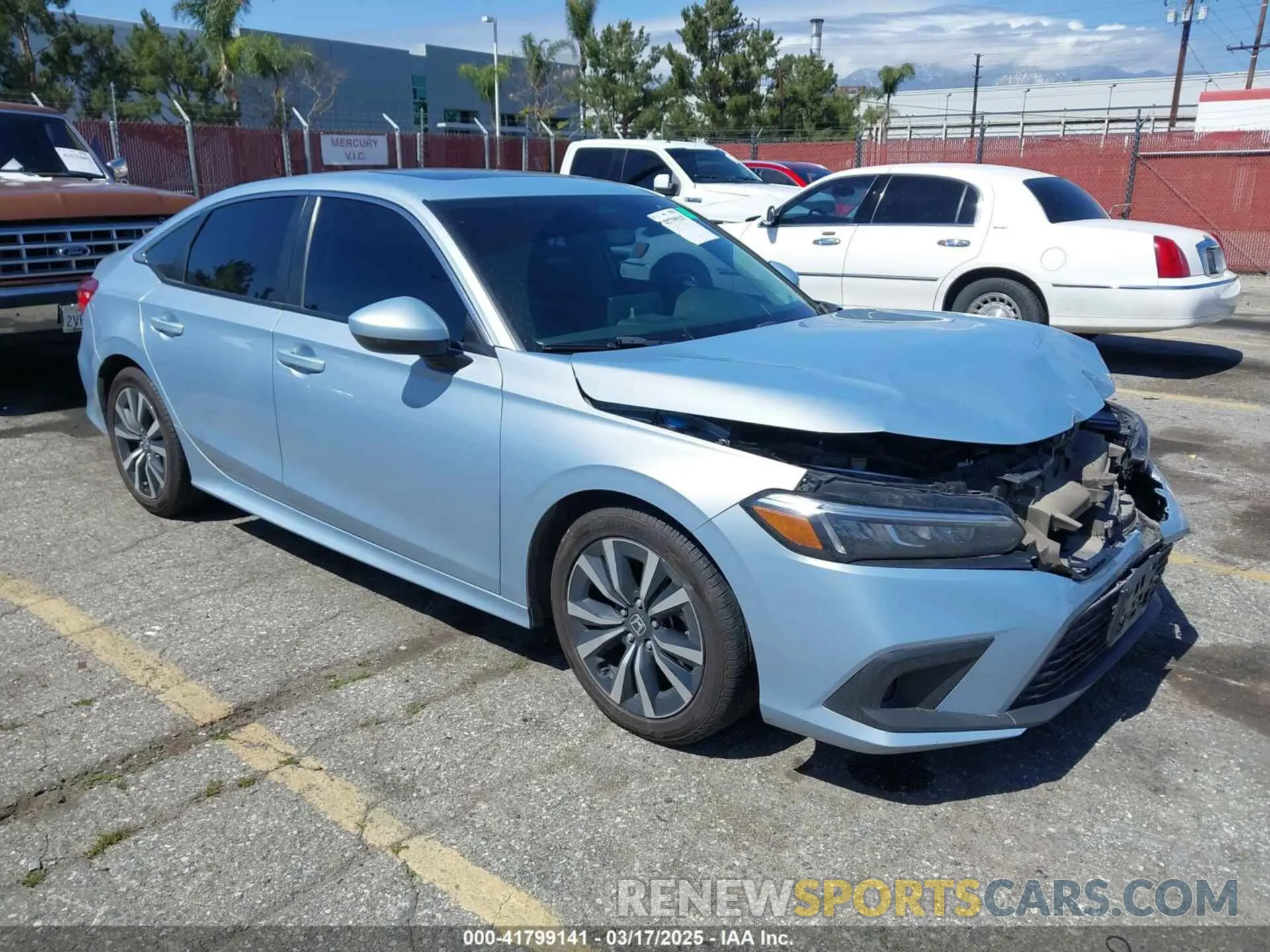 1 Photograph of a damaged car 2HGFE1F76NH302970 HONDA CIVIC 2022