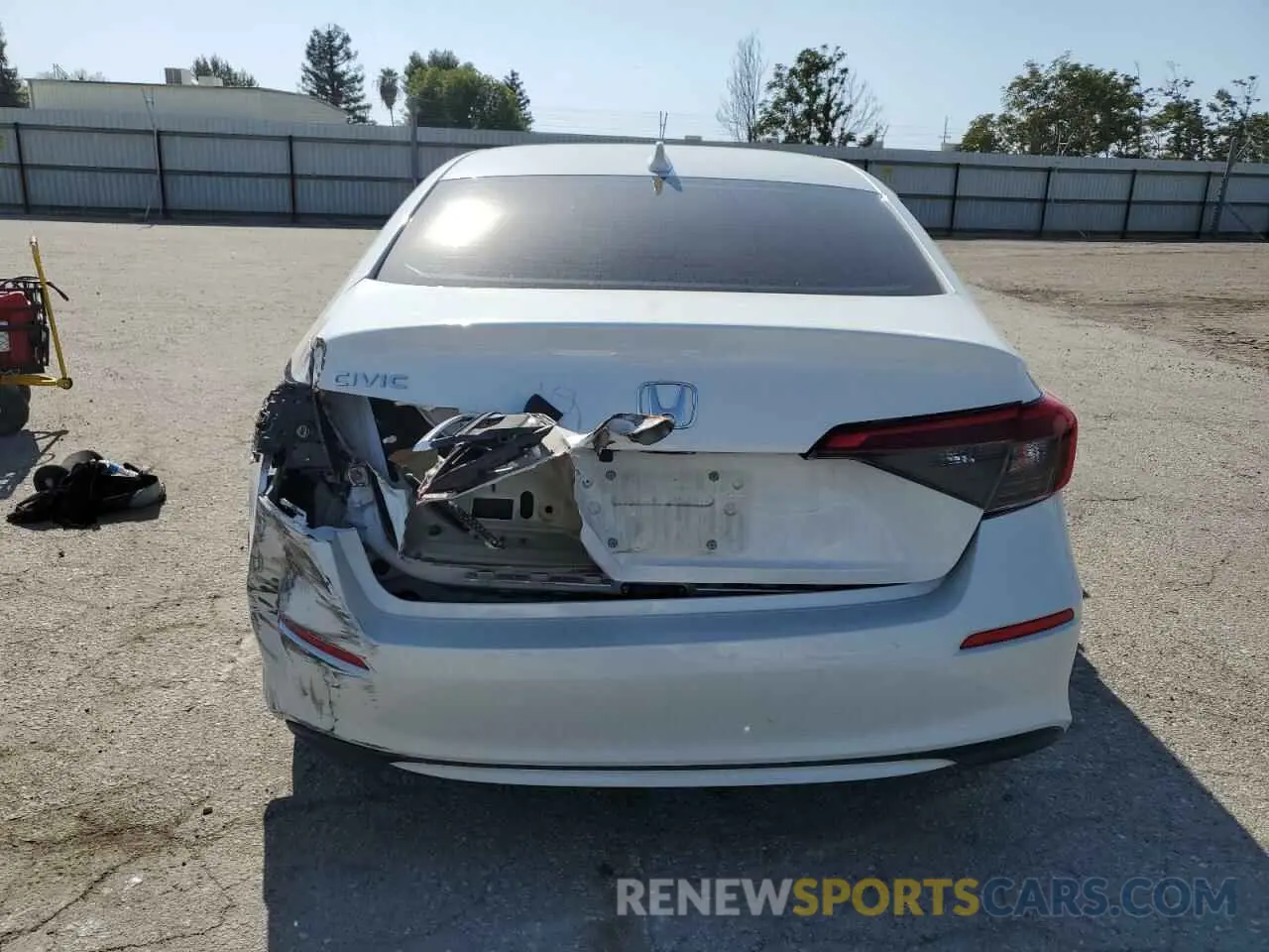 6 Photograph of a damaged car 2HGFE1F77NH313847 HONDA CIVIC 2022