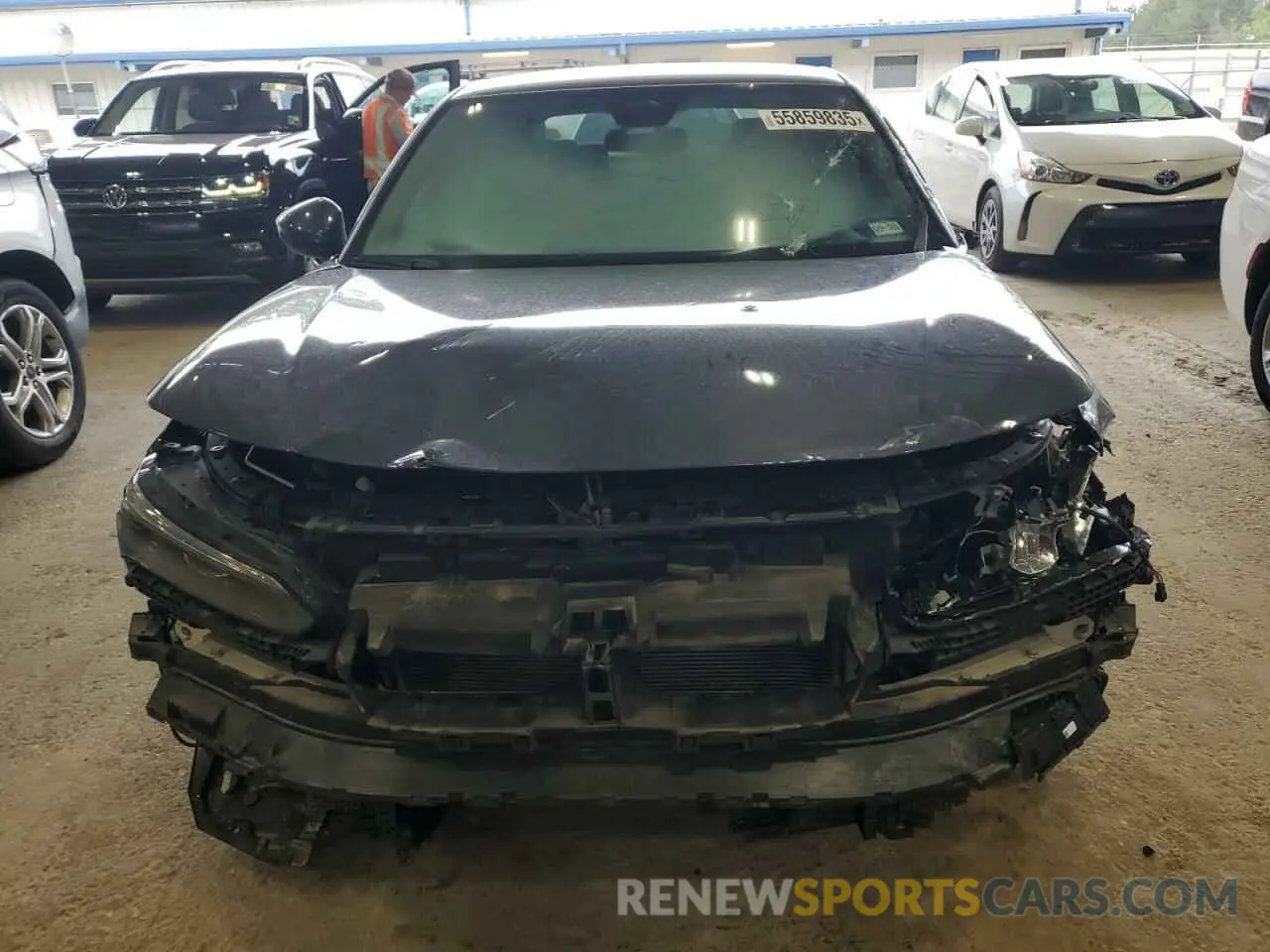 5 Photograph of a damaged car 2HGFE1F77NH327408 HONDA CIVIC 2022
