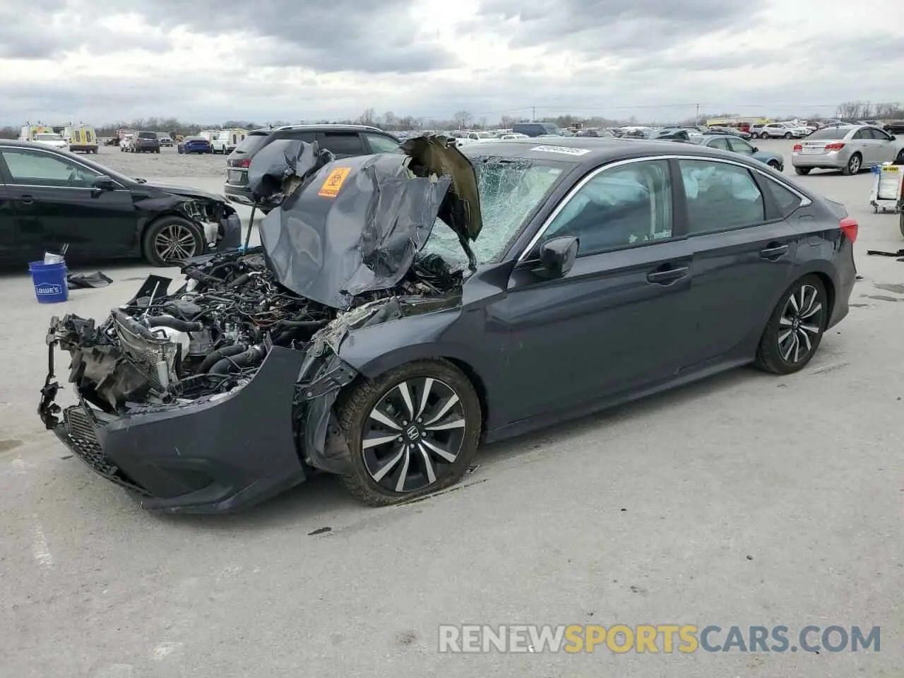 1 Фотография поврежденного автомобиля 2HGFE1F78NH305465 HONDA CIVIC 2022