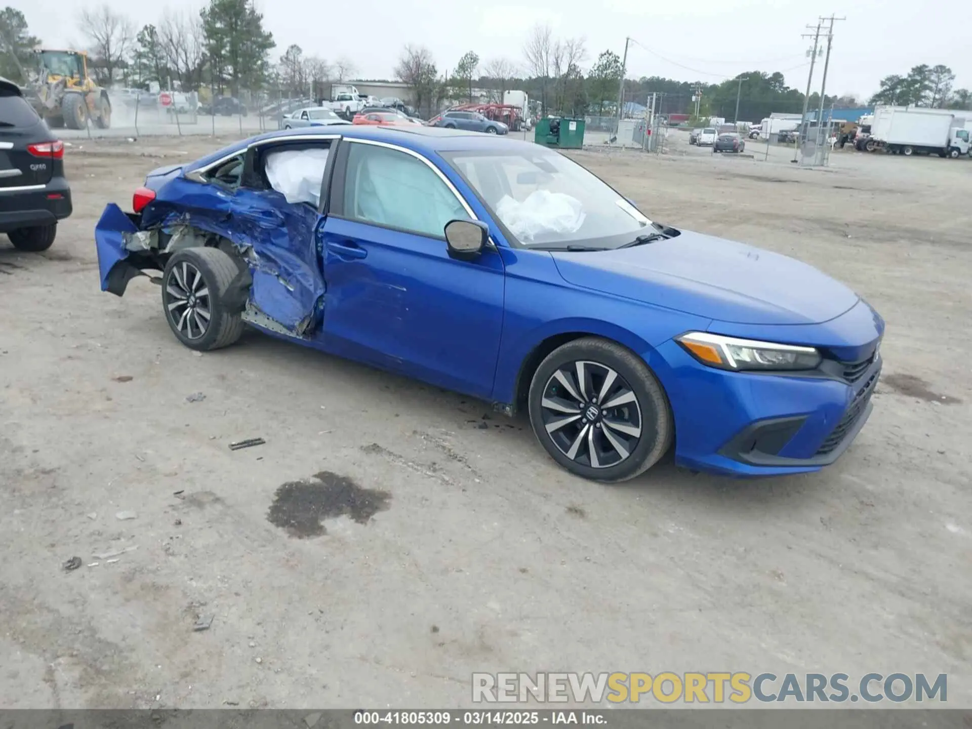 1 Photograph of a damaged car 2HGFE1F78NH312223 HONDA CIVIC 2022