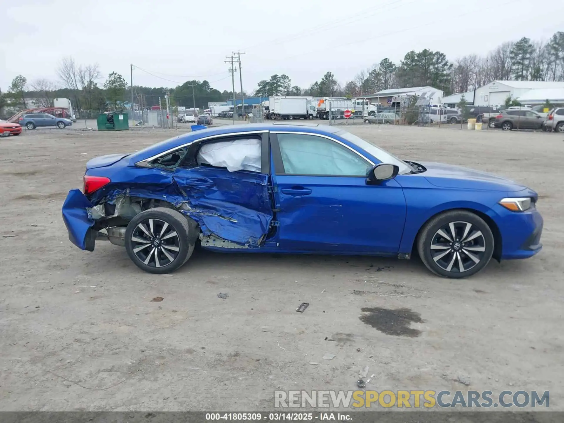 13 Photograph of a damaged car 2HGFE1F78NH312223 HONDA CIVIC 2022