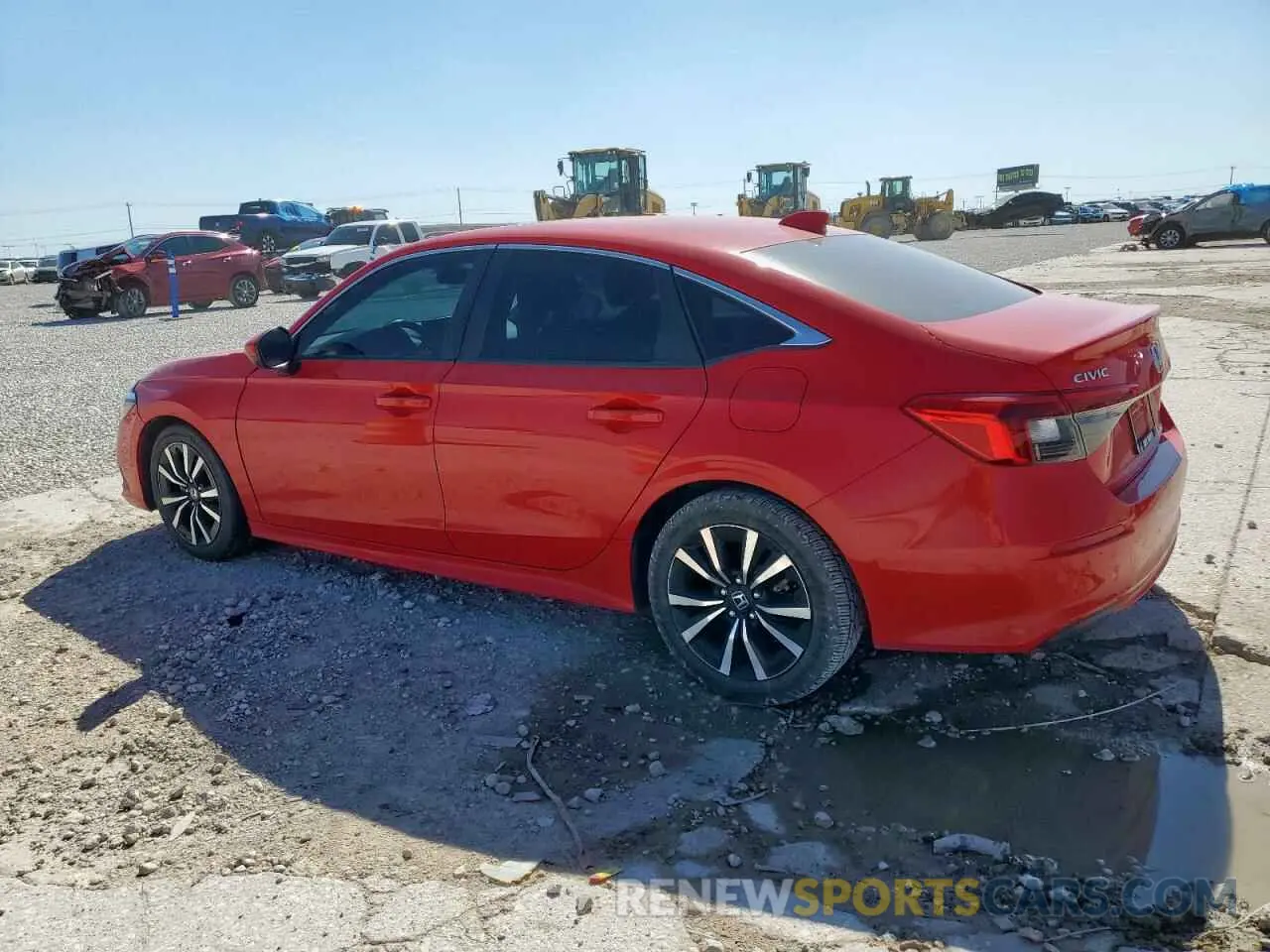 2 Photograph of a damaged car 2HGFE1F79NH304681 HONDA CIVIC 2022