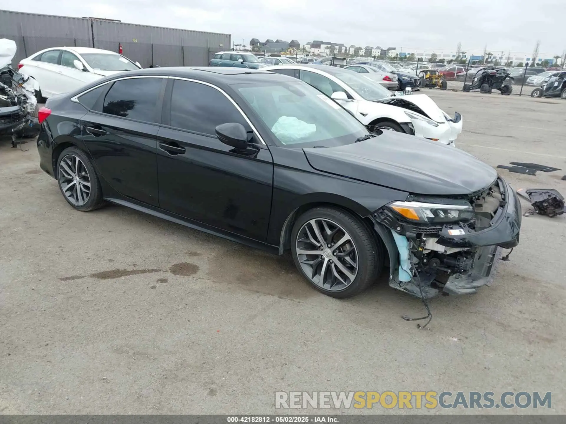 1 Photograph of a damaged car 2HGFE1F90NH300181 HONDA CIVIC 2022