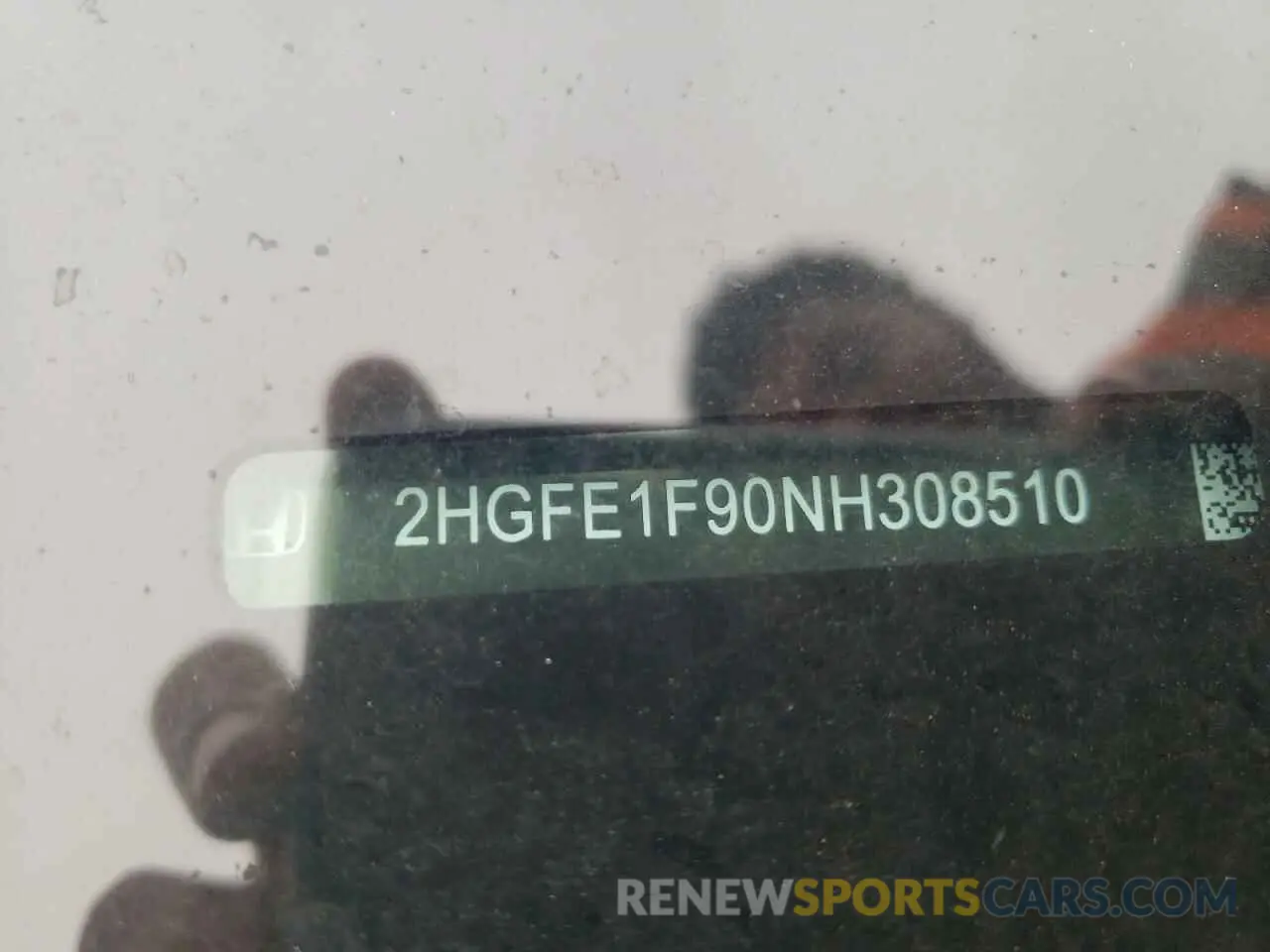 12 Фотография поврежденного автомобиля 2HGFE1F90NH308510 HONDA CIVIC 2022