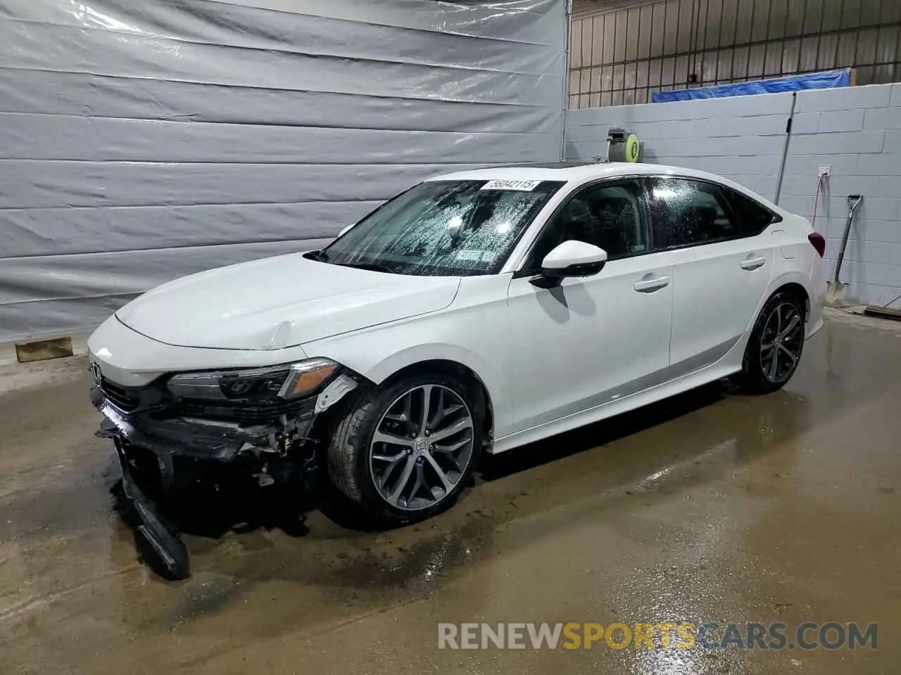 1 Photograph of a damaged car 2HGFE1F91NH313585 HONDA CIVIC 2022