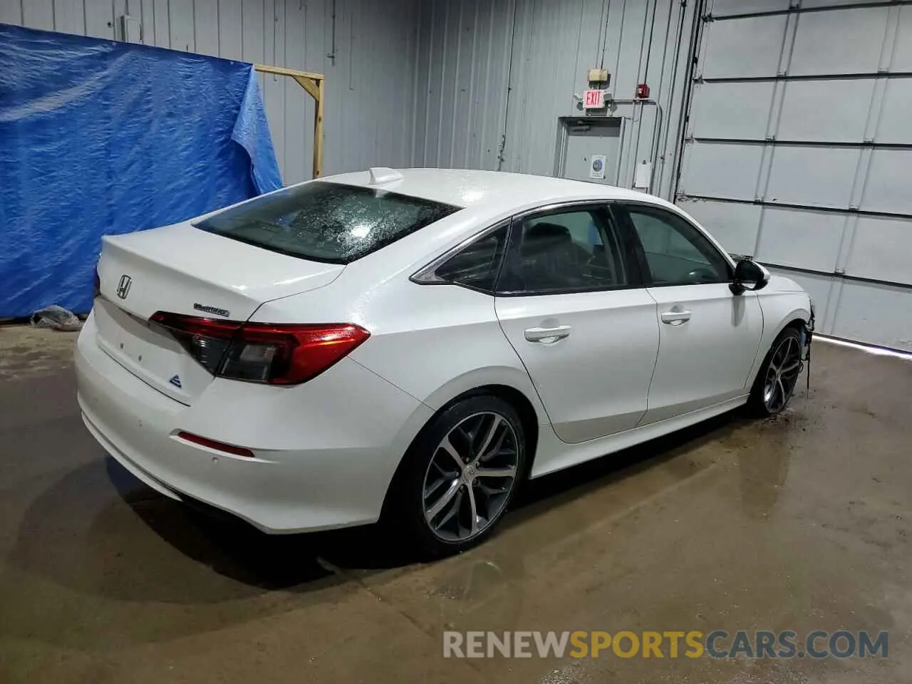 3 Photograph of a damaged car 2HGFE1F91NH313585 HONDA CIVIC 2022