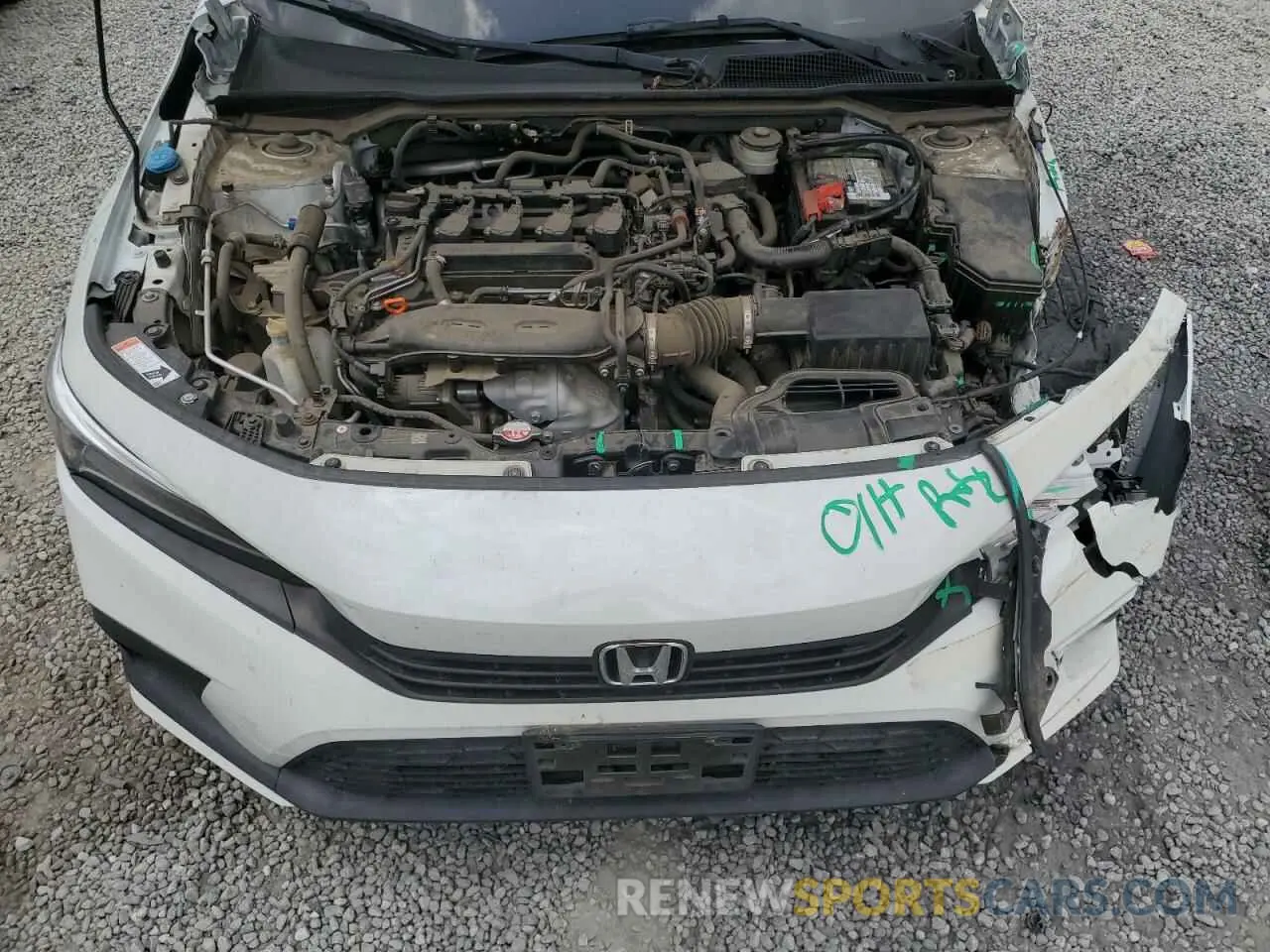 11 Photograph of a damaged car 2HGFE1F92NH301848 HONDA CIVIC 2022
