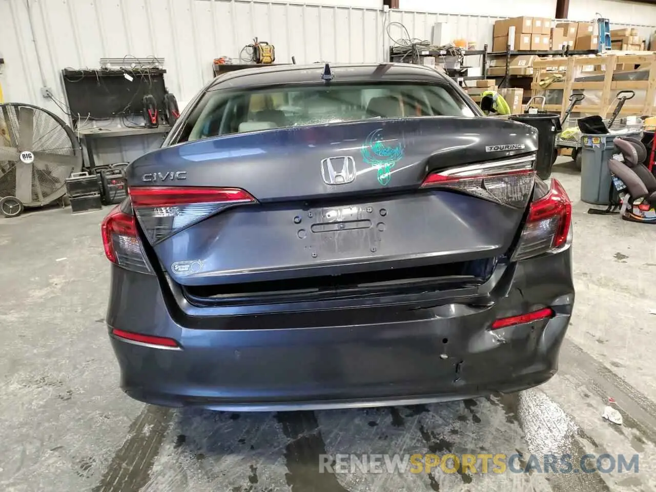 6 Photograph of a damaged car 2HGFE1F92NH315300 HONDA CIVIC 2022