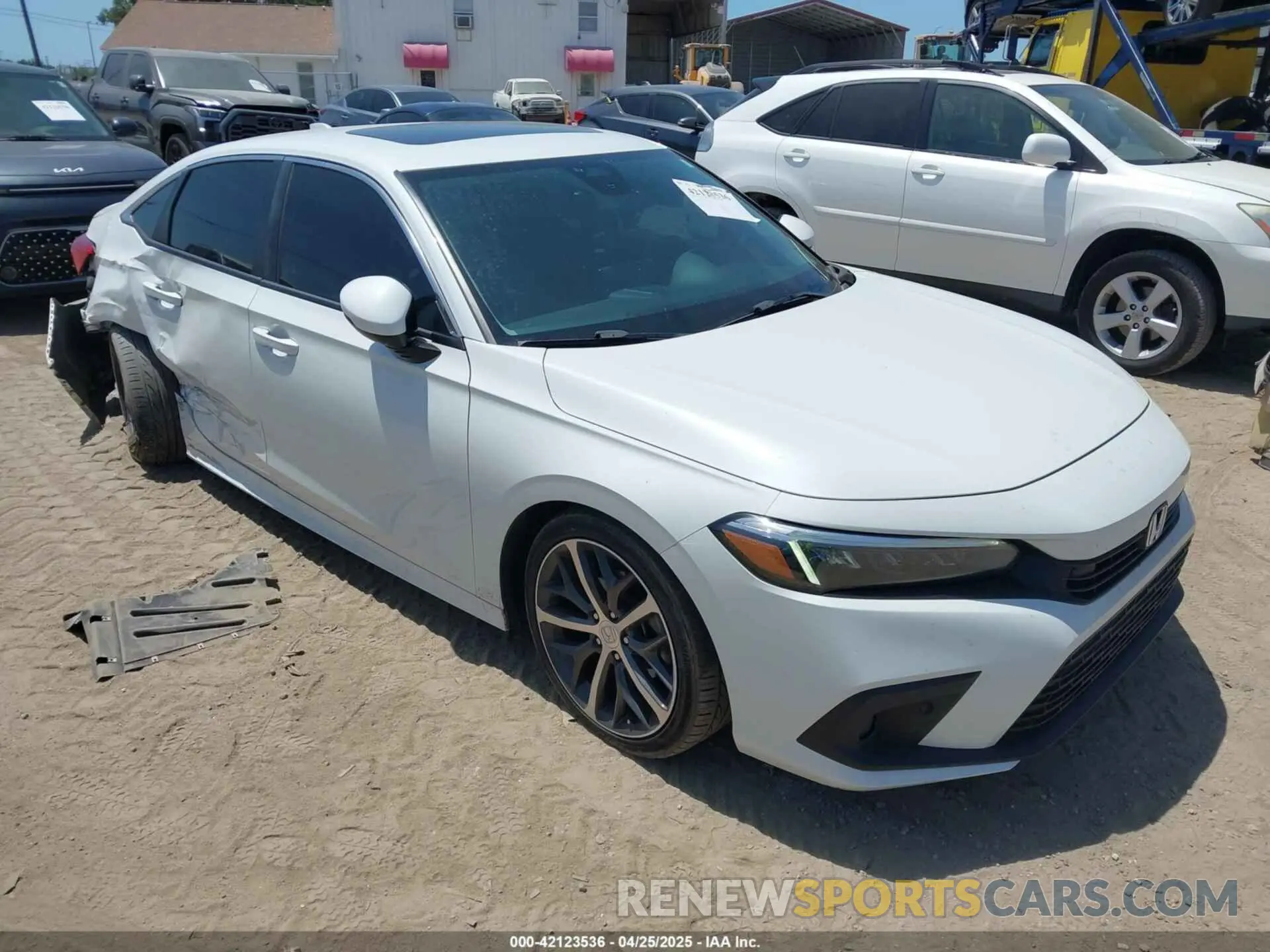 1 Photograph of a damaged car 2HGFE1F93NH316133 HONDA CIVIC 2022