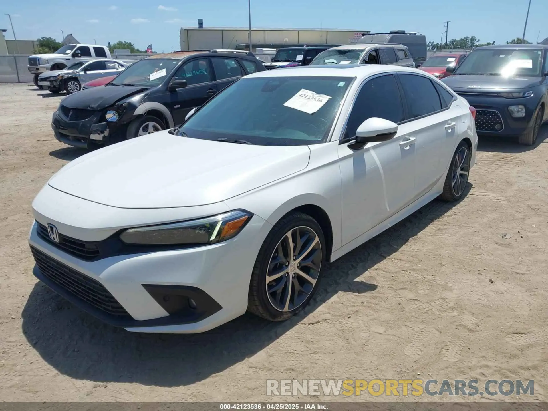 2 Photograph of a damaged car 2HGFE1F93NH316133 HONDA CIVIC 2022