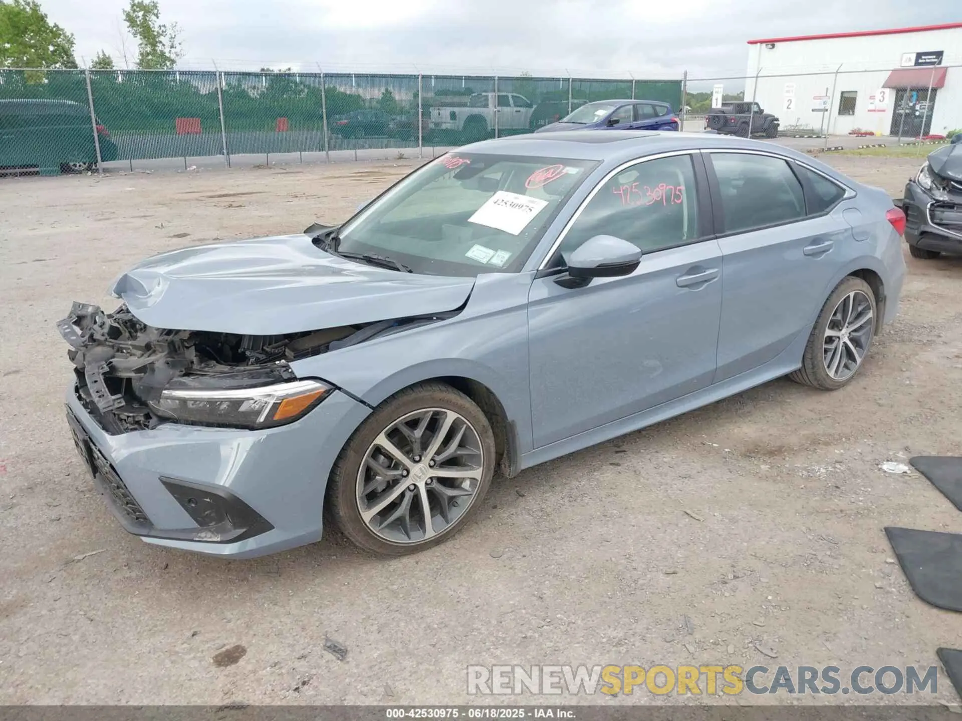 2 Photograph of a damaged car 2HGFE1F94NH313631 HONDA CIVIC 2022
