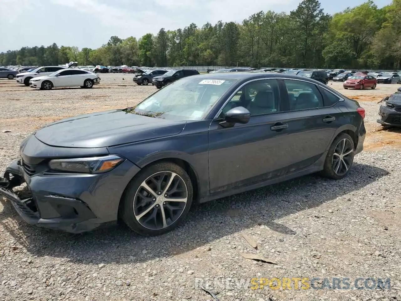 1 Photograph of a damaged car 2HGFE1F96NH315994 HONDA CIVIC 2022