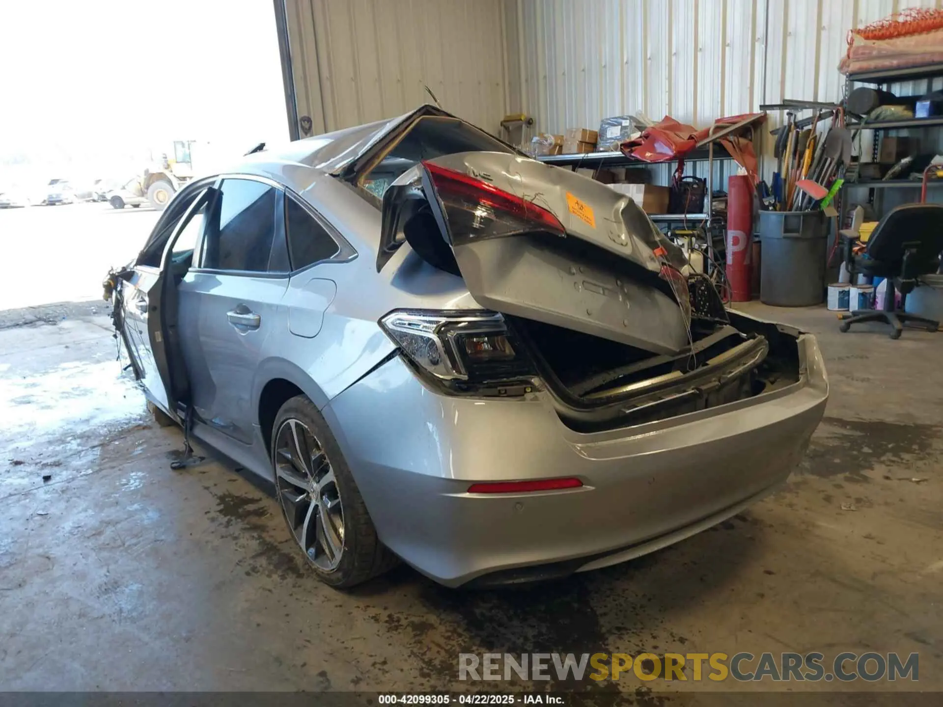 3 Photograph of a damaged car 2HGFE1F98NH303572 HONDA CIVIC 2022