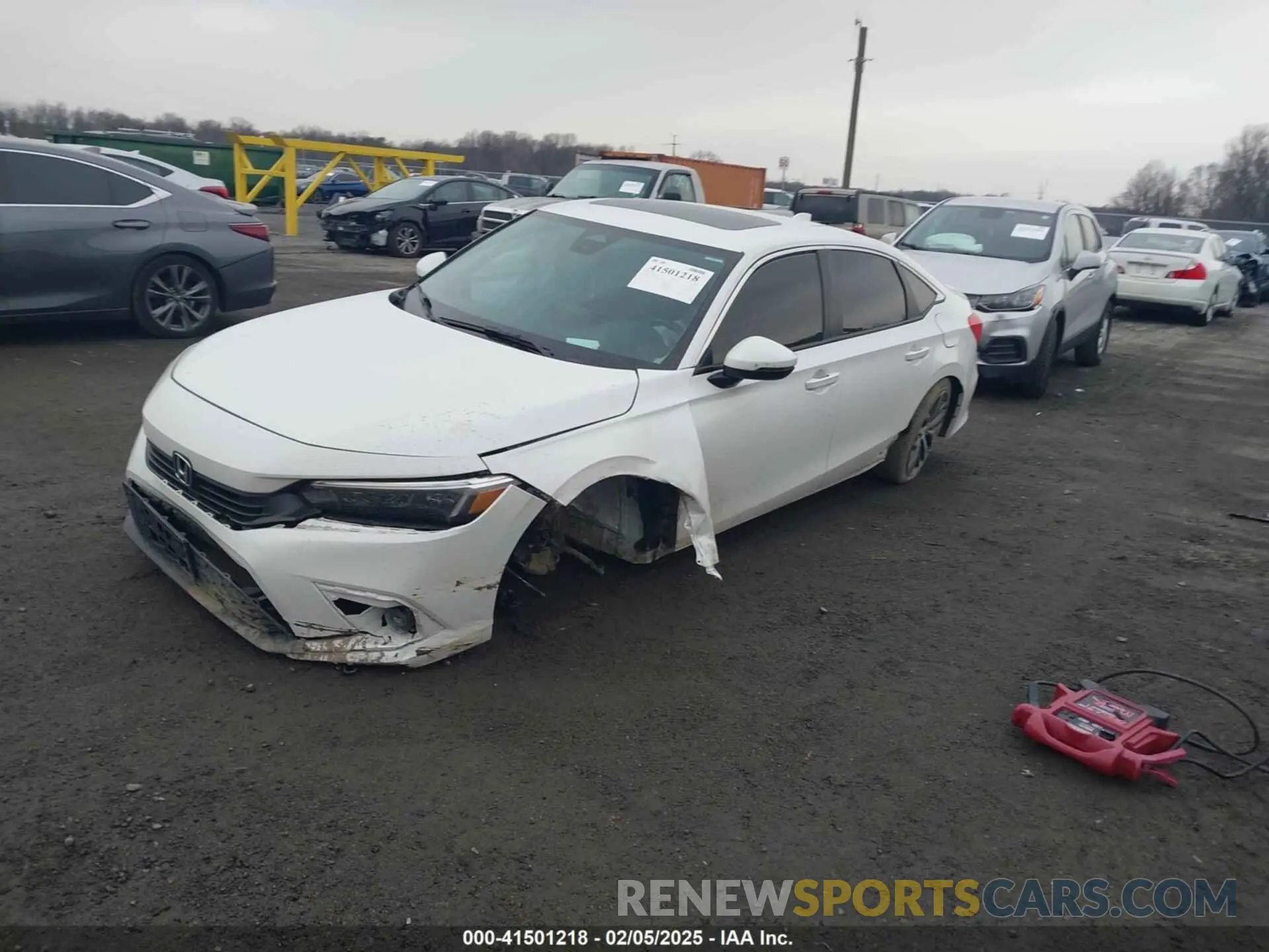 2 Photograph of a damaged car 2HGFE1F98NH305029 HONDA CIVIC 2022