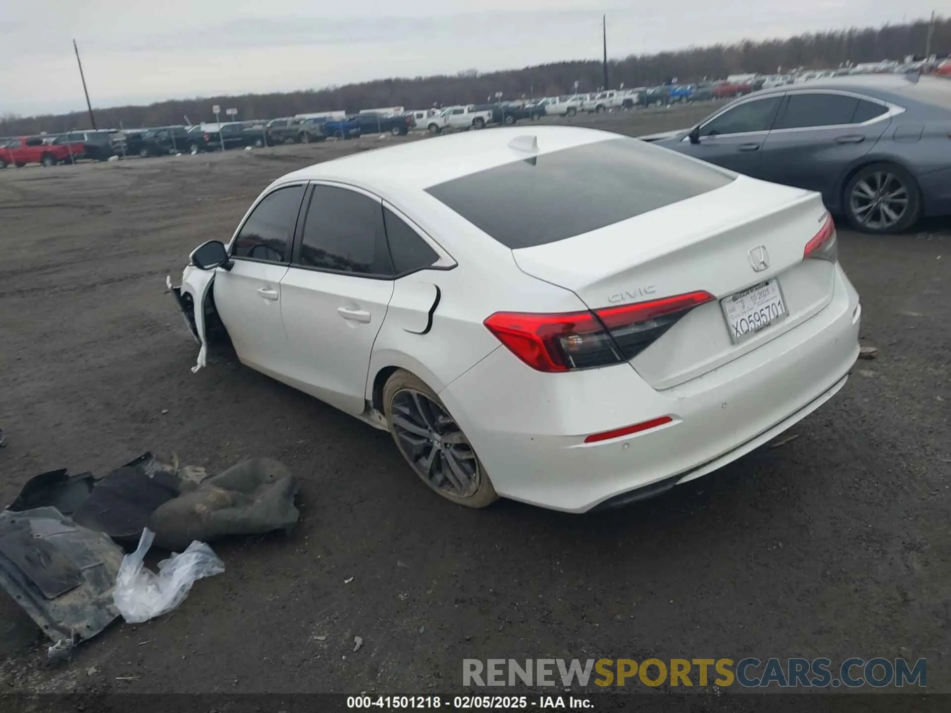 3 Photograph of a damaged car 2HGFE1F98NH305029 HONDA CIVIC 2022