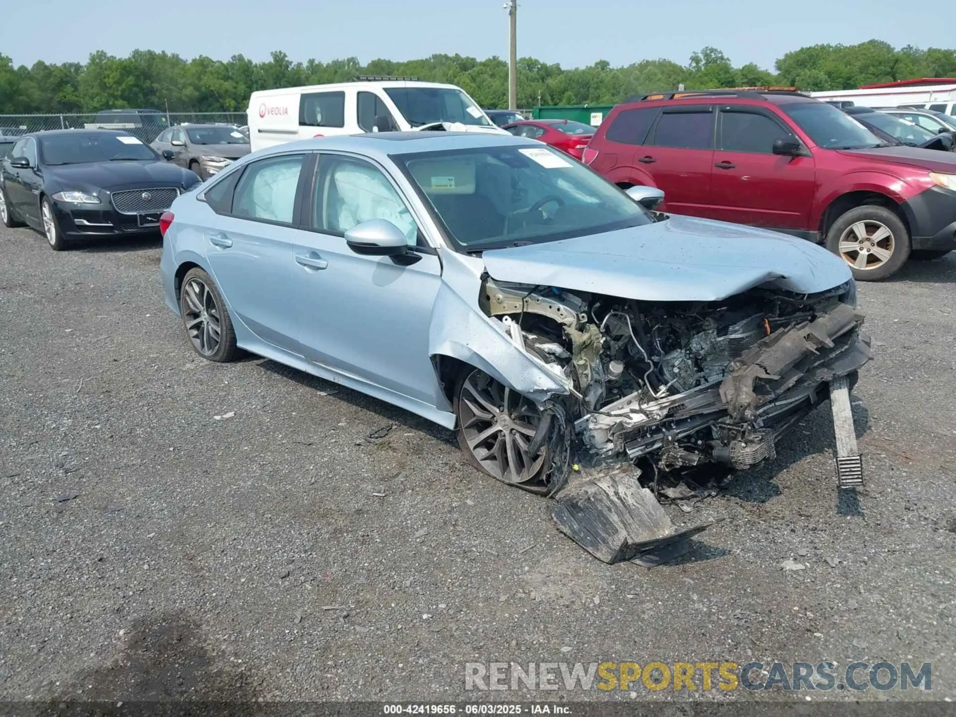 1 Photograph of a damaged car 2HGFE1F99NH306562 HONDA CIVIC 2022