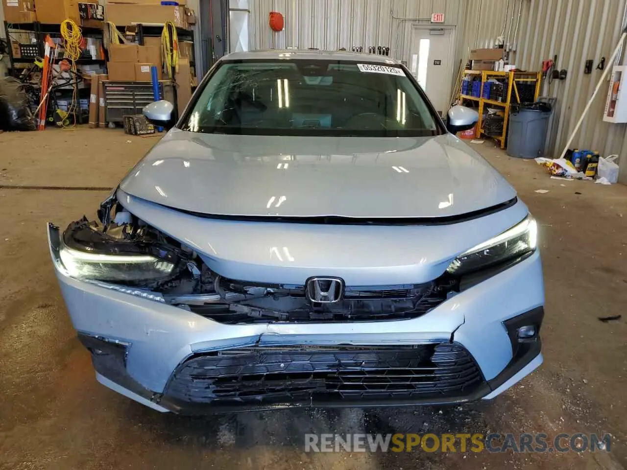 5 Photograph of a damaged car 2HGFE1F9XNH301080 HONDA CIVIC 2022