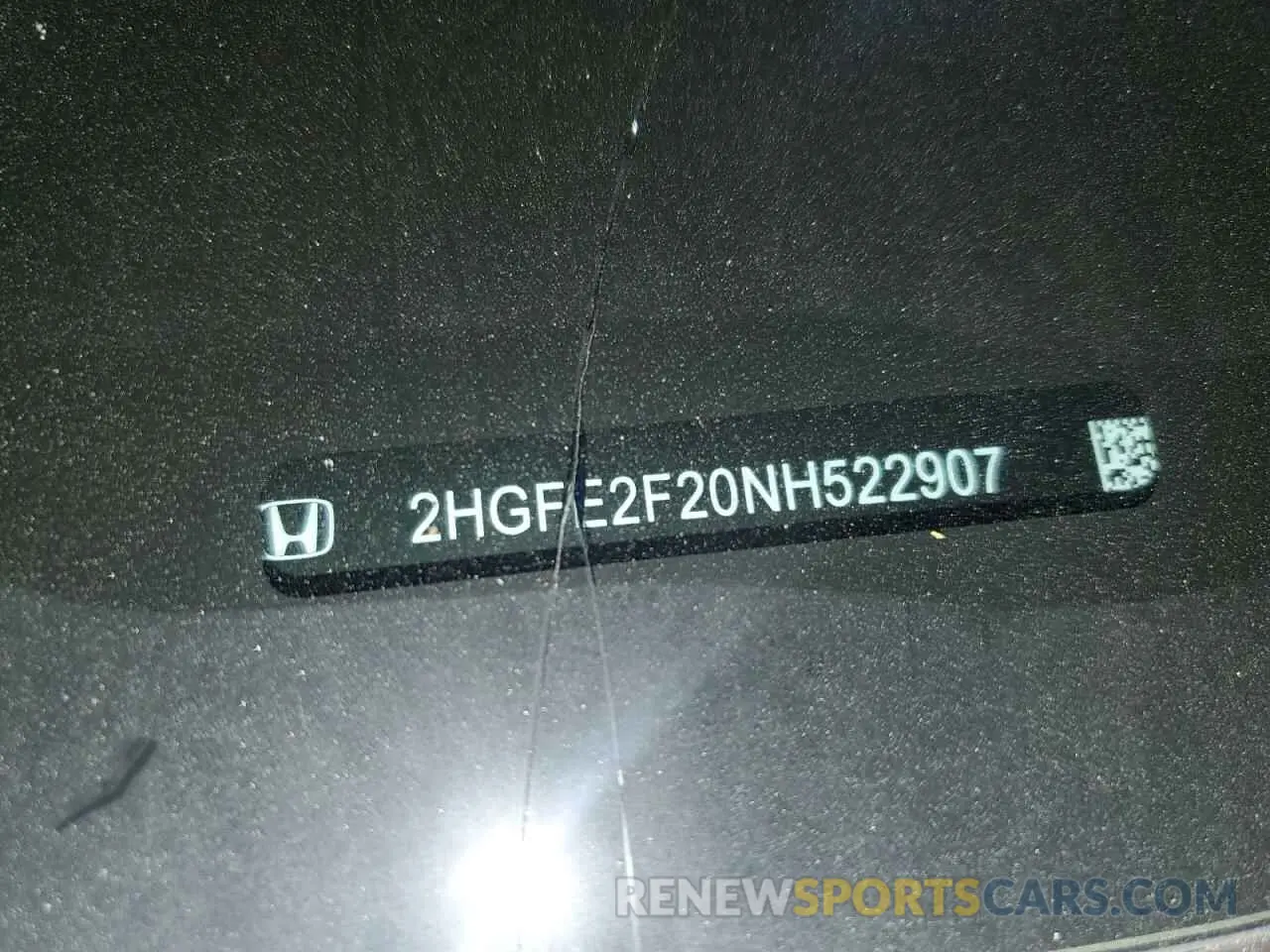 14 Фотография поврежденного автомобиля 2HGFE2F20NH522907 HONDA CIVIC 2022
