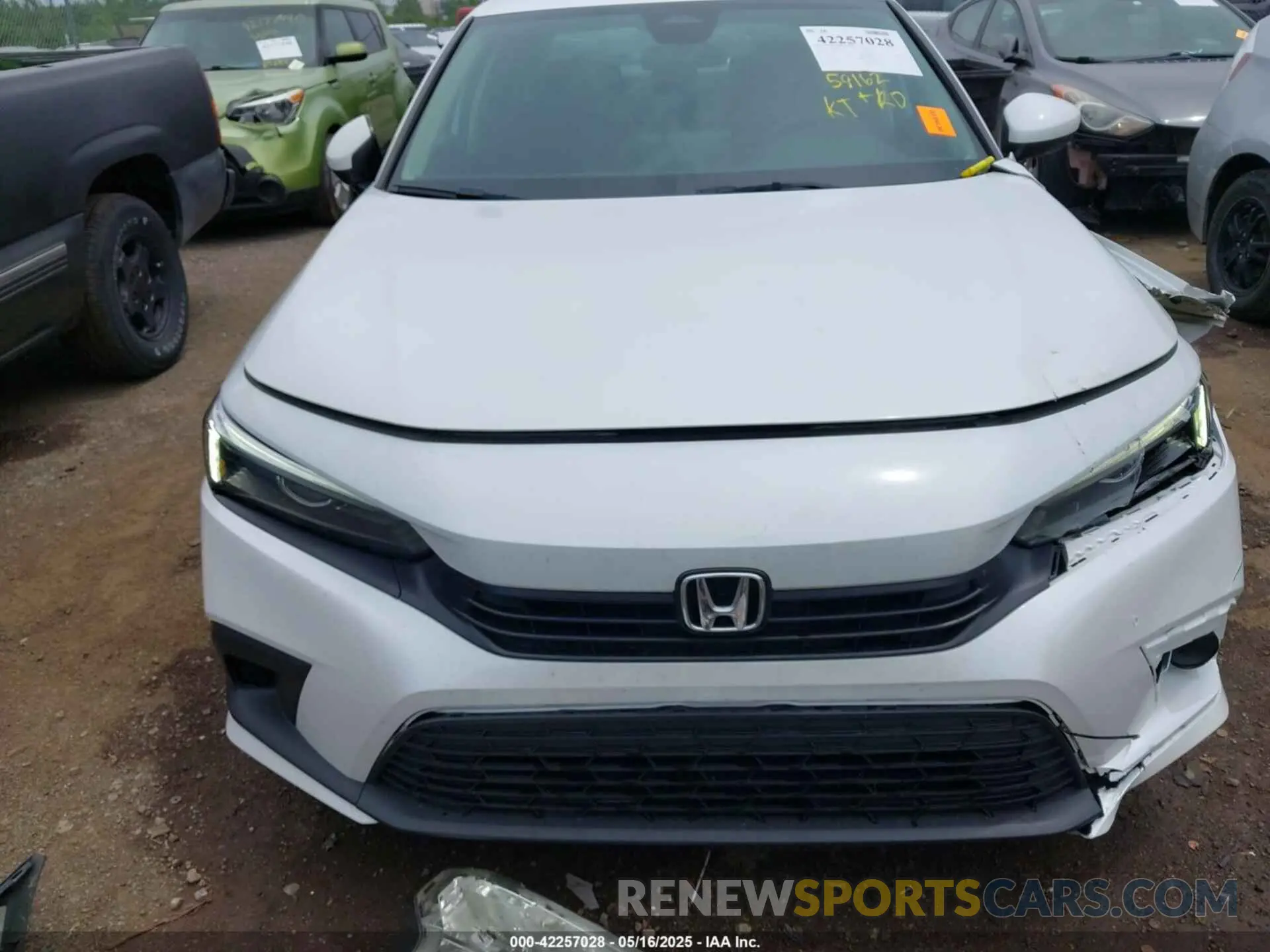 12 Photograph of a damaged car 2HGFE2F20NH541456 HONDA CIVIC 2022