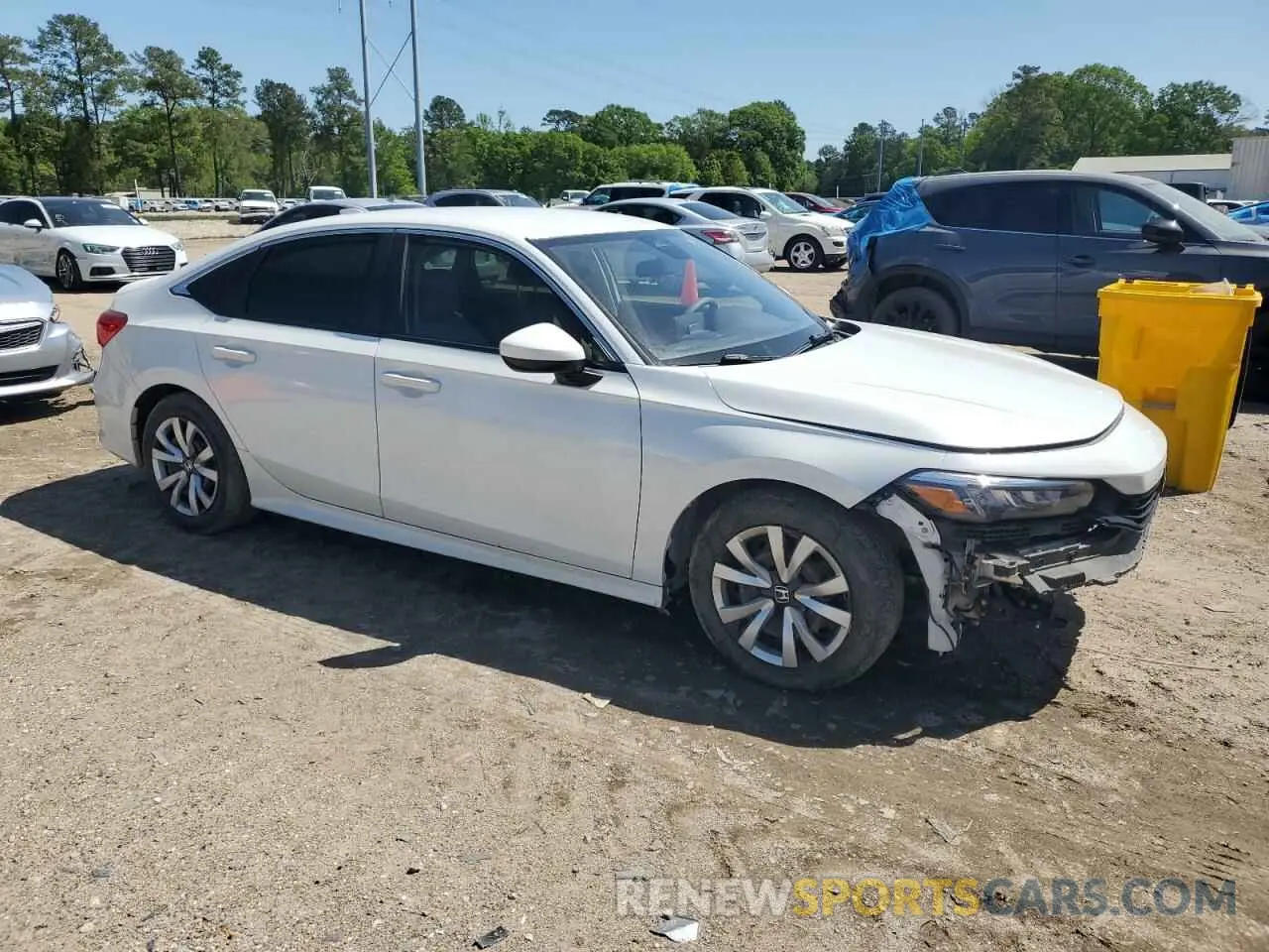 4 Photograph of a damaged car 2HGFE2F20NH545832 HONDA CIVIC 2022