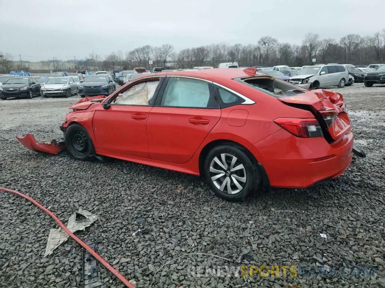 2 Фотография поврежденного автомобиля 2HGFE2F21NH548996 HONDA CIVIC 2022