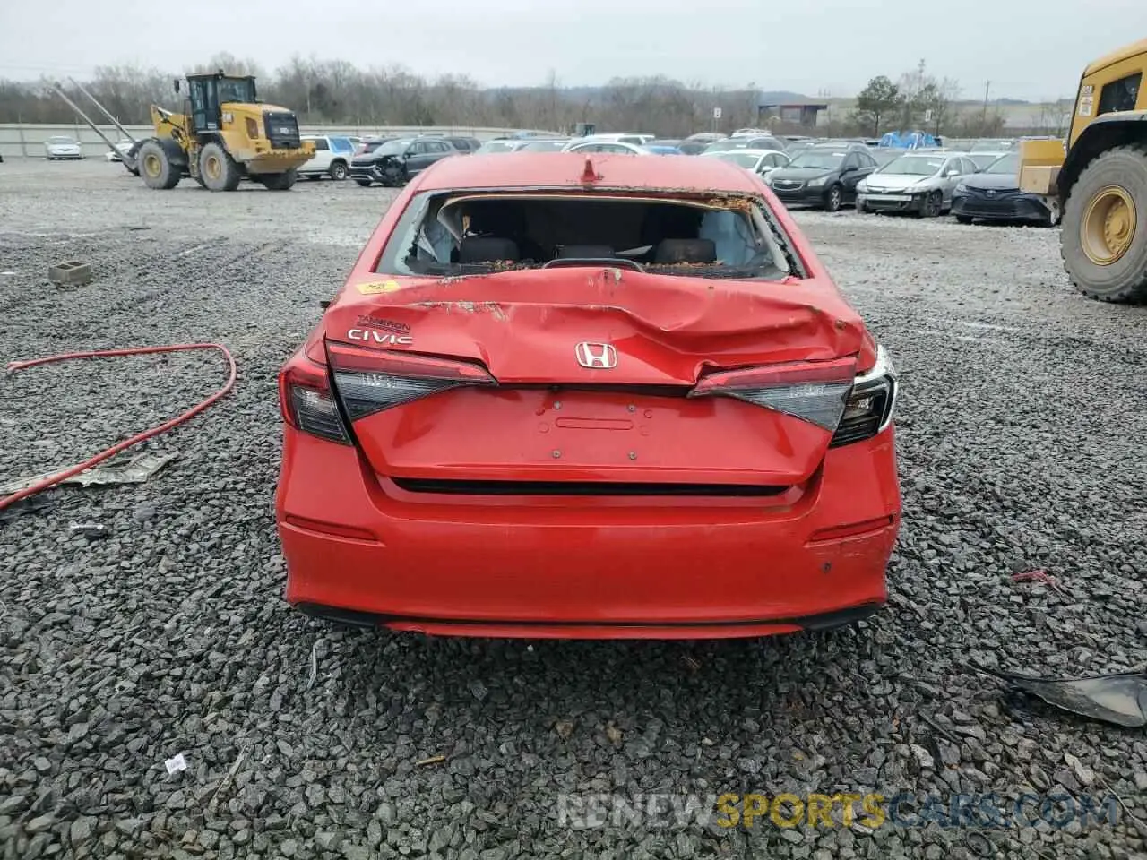 6 Фотография поврежденного автомобиля 2HGFE2F21NH548996 HONDA CIVIC 2022